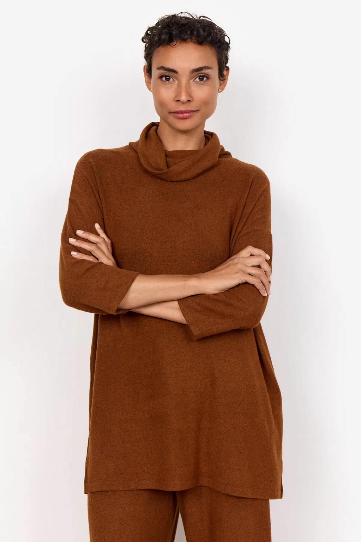 Soyaconcept Blouses And Shirts | Comfy-SC-BIARA 73 Sweatshirt Brown
