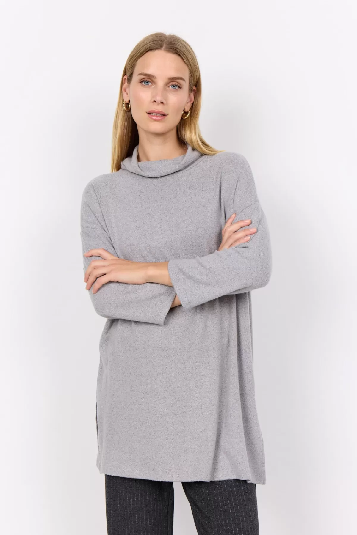 Soyaconcept Blouses And Shirts | Comfy-SC-BIARA 73 Sweatshirt Grey