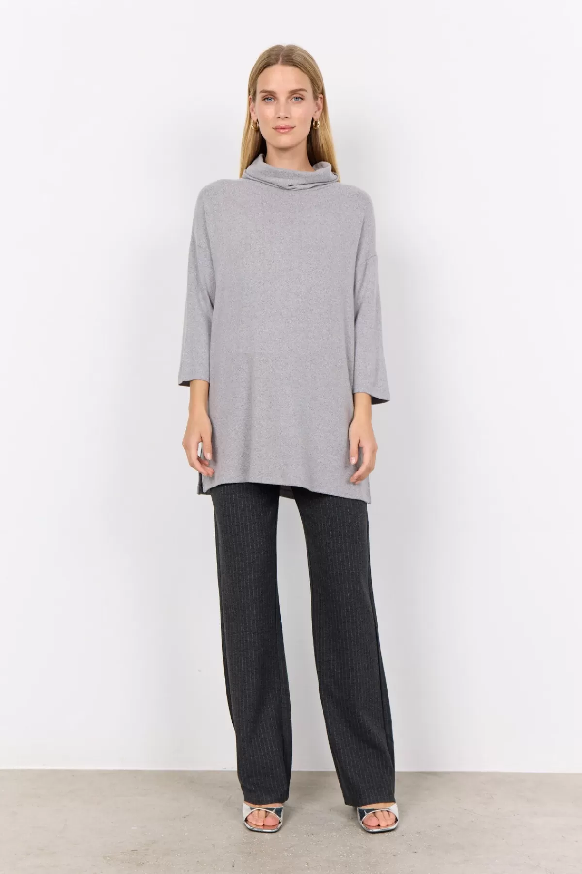 Soyaconcept Blouses And Shirts | Comfy-SC-BIARA 73 Sweatshirt Grey