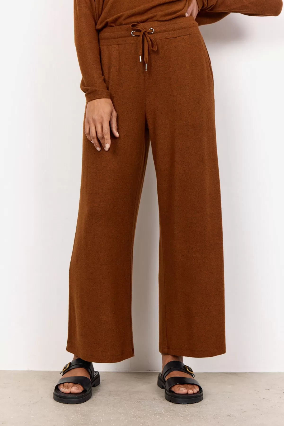 Soyaconcept Comfy | Pants-SC-BIARA 74 Pants Brown
