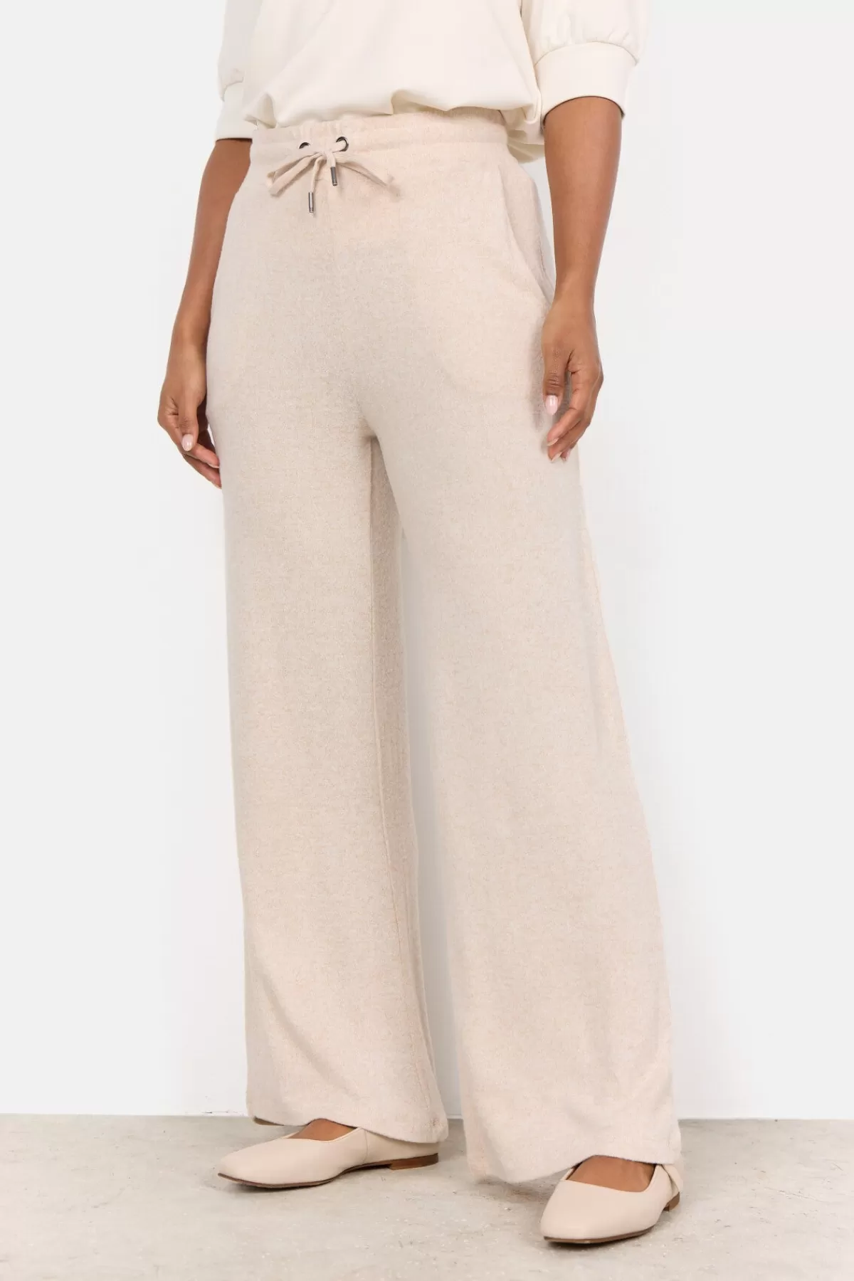 Soyaconcept Comfy | Pants-SC-BIARA 74 Pants Cream