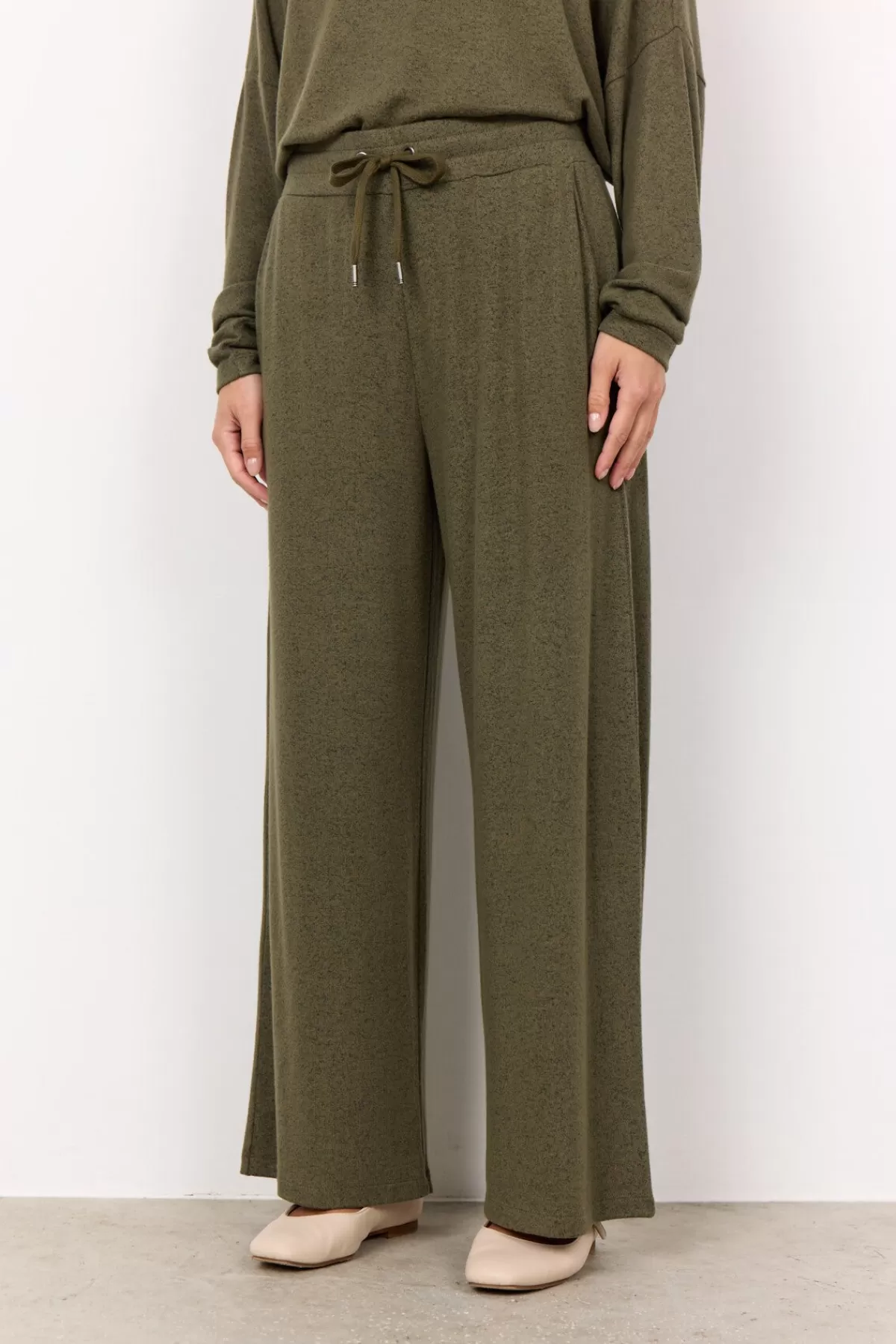Soyaconcept Comfy | Pants-SC-BIARA 74 Pants Dark green