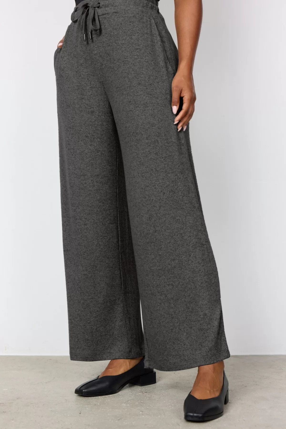 Soyaconcept Comfy | Pants-SC-BIARA 74 Pants Dark grey
