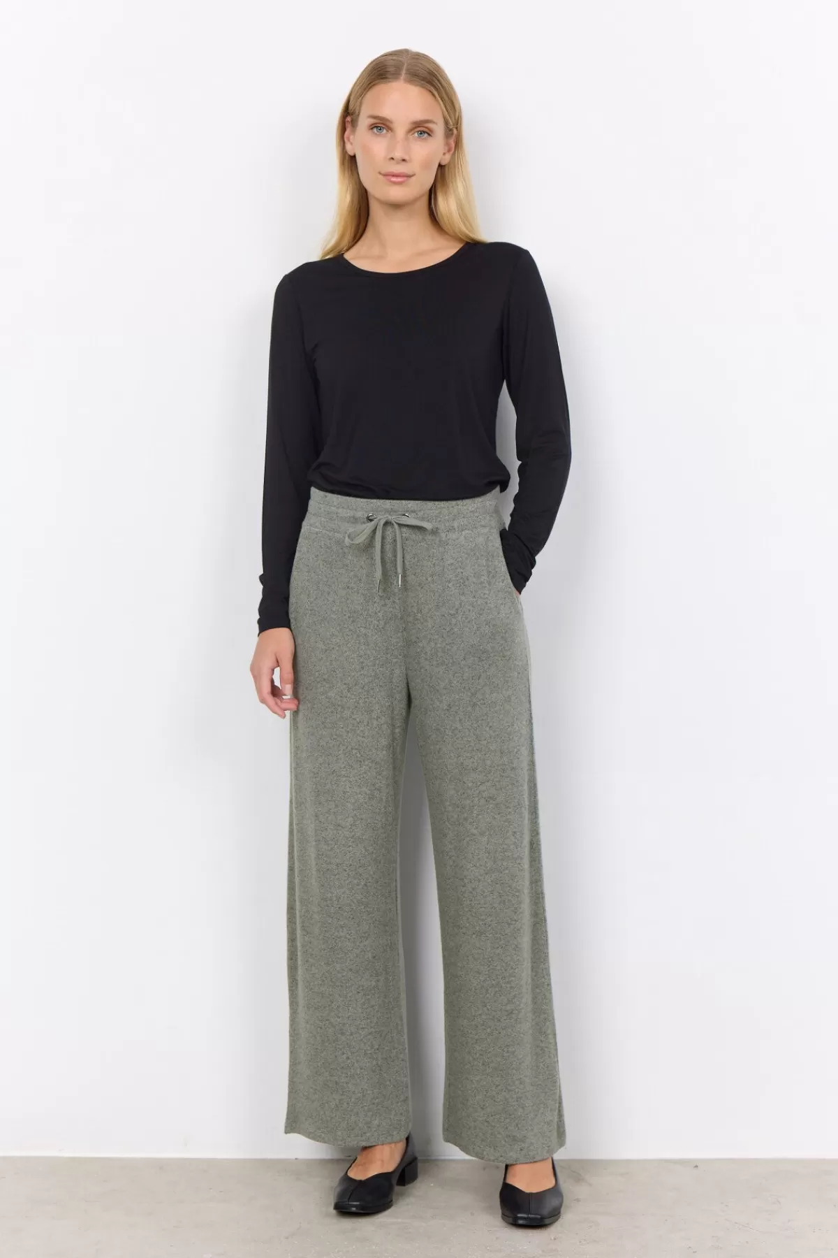Soyaconcept Comfy | Pants-SC-BIARA 74 Pants Dusty green