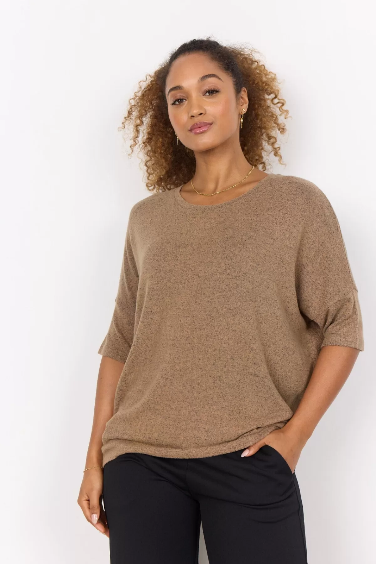 Soyaconcept Blouses And Shirts | Comfy-SC-BIARA 96 Blouse Camel