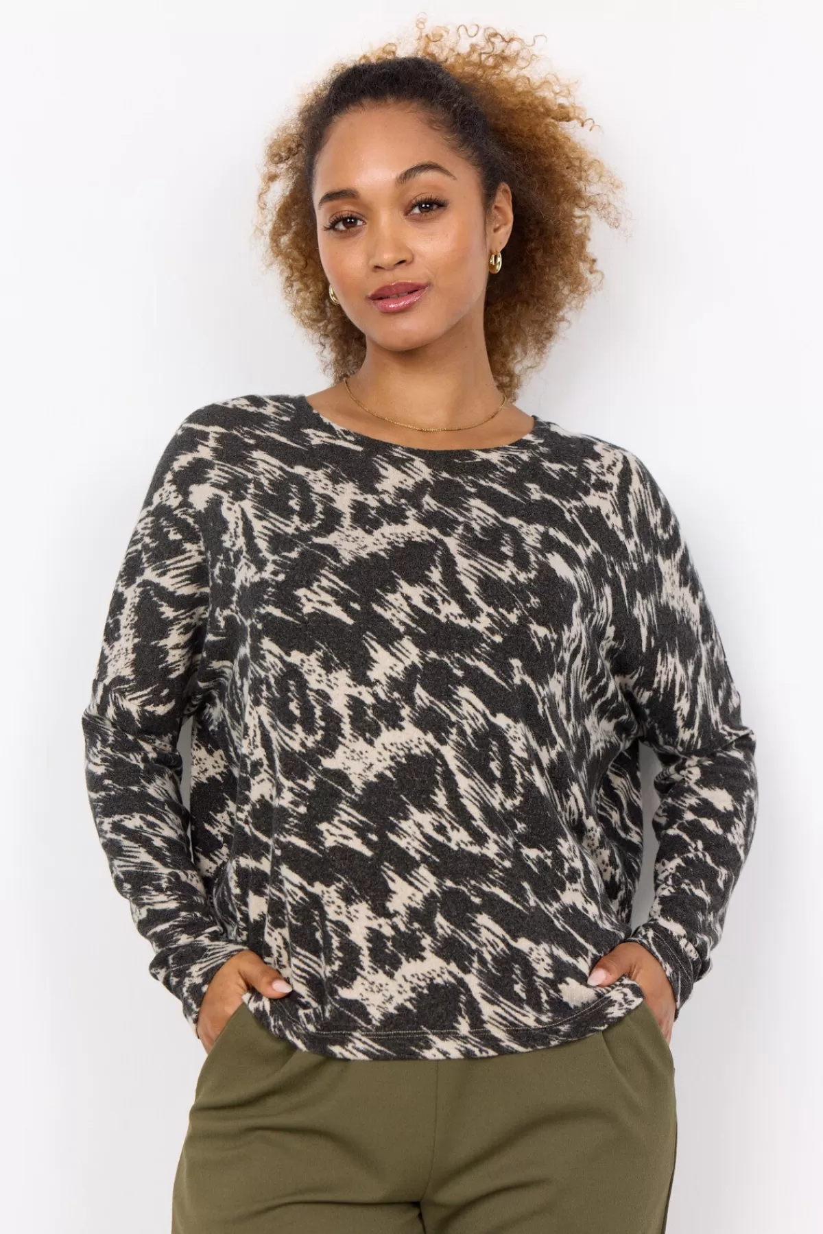 Soyaconcept Blouses And Shirts | Comfy-SC-BIARA AOP 121 Blouse Cream