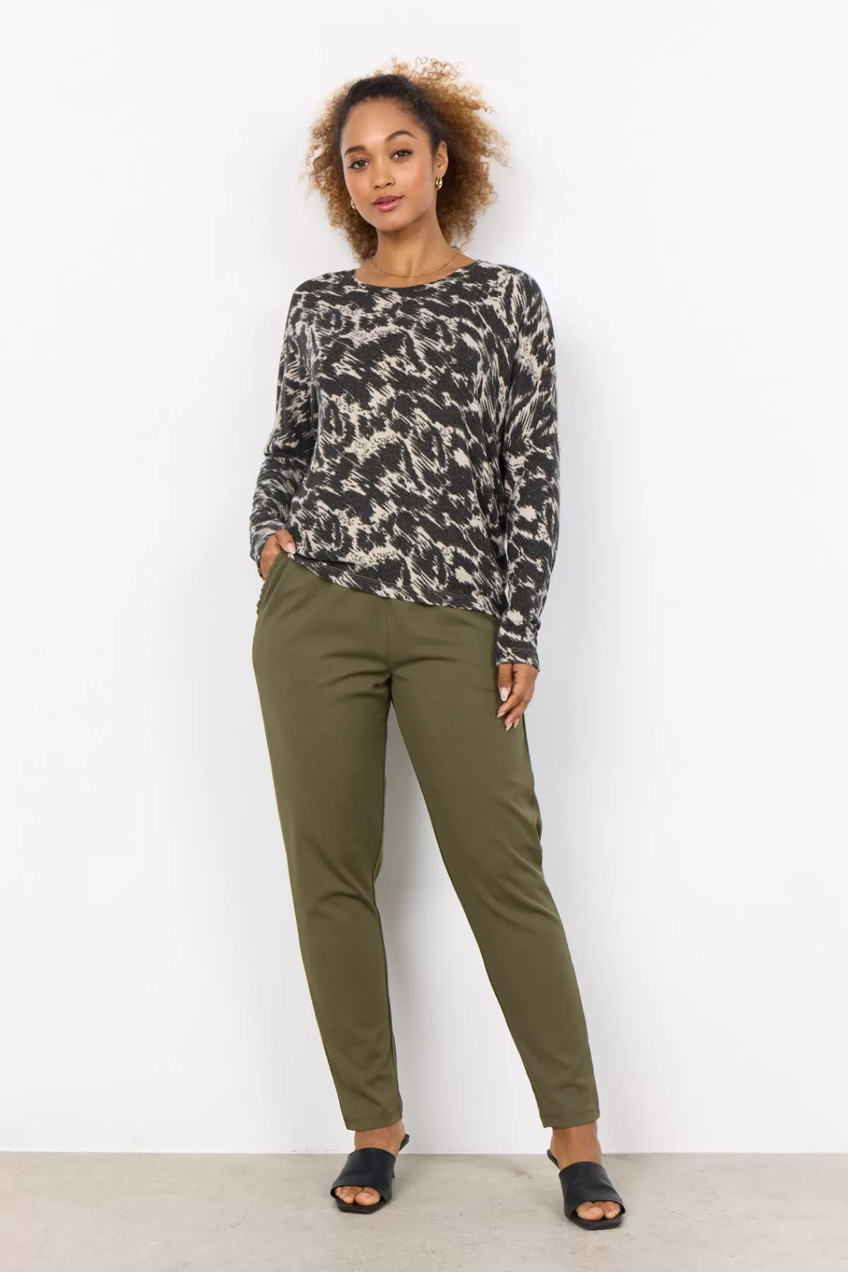 Soyaconcept Blouses And Shirts | Comfy-SC-BIARA AOP 121 Blouse Cream