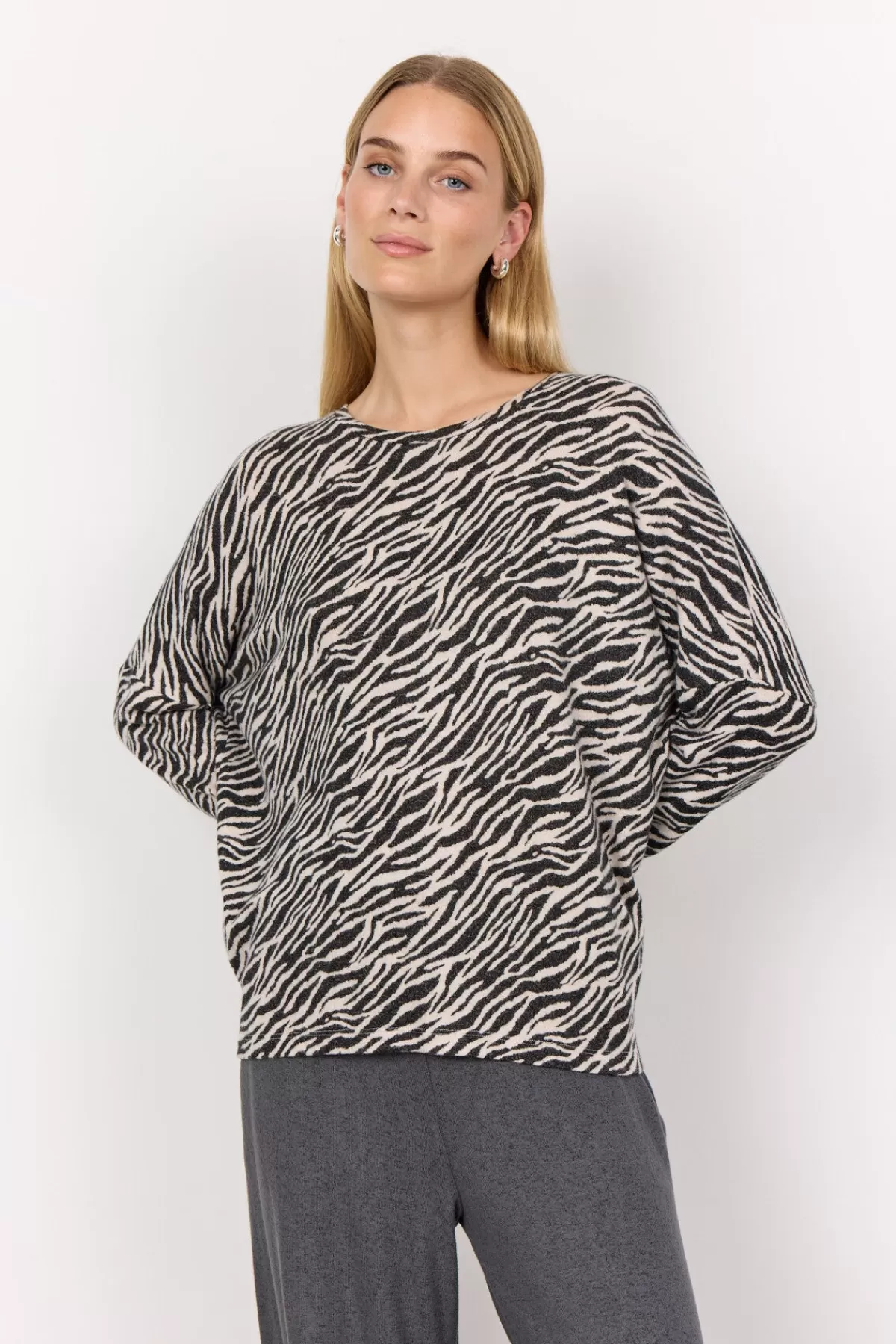 Soyaconcept Blouses And Shirts | Comfy-SC-BIARA AOP 138 Blouse Cream