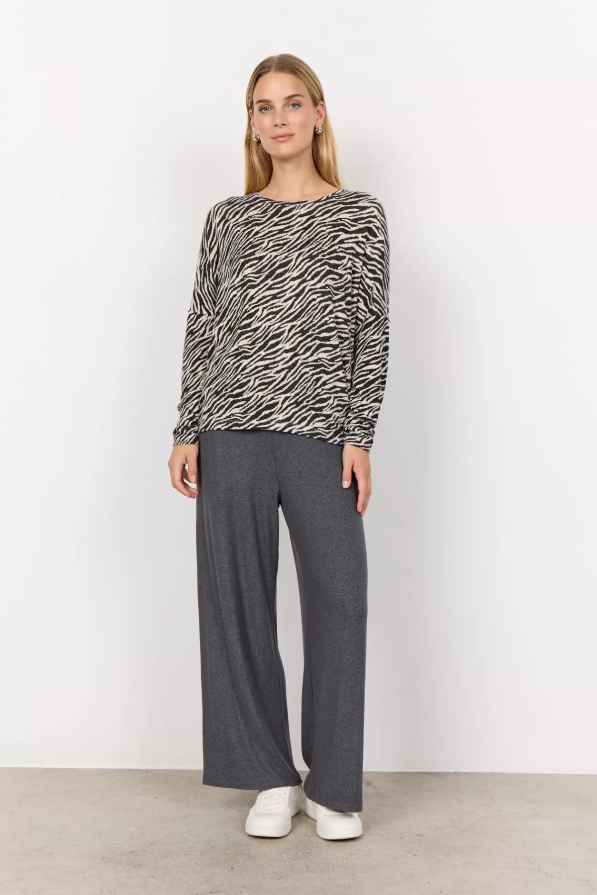 Soyaconcept Blouses And Shirts | Comfy-SC-BIARA AOP 138 Blouse Cream