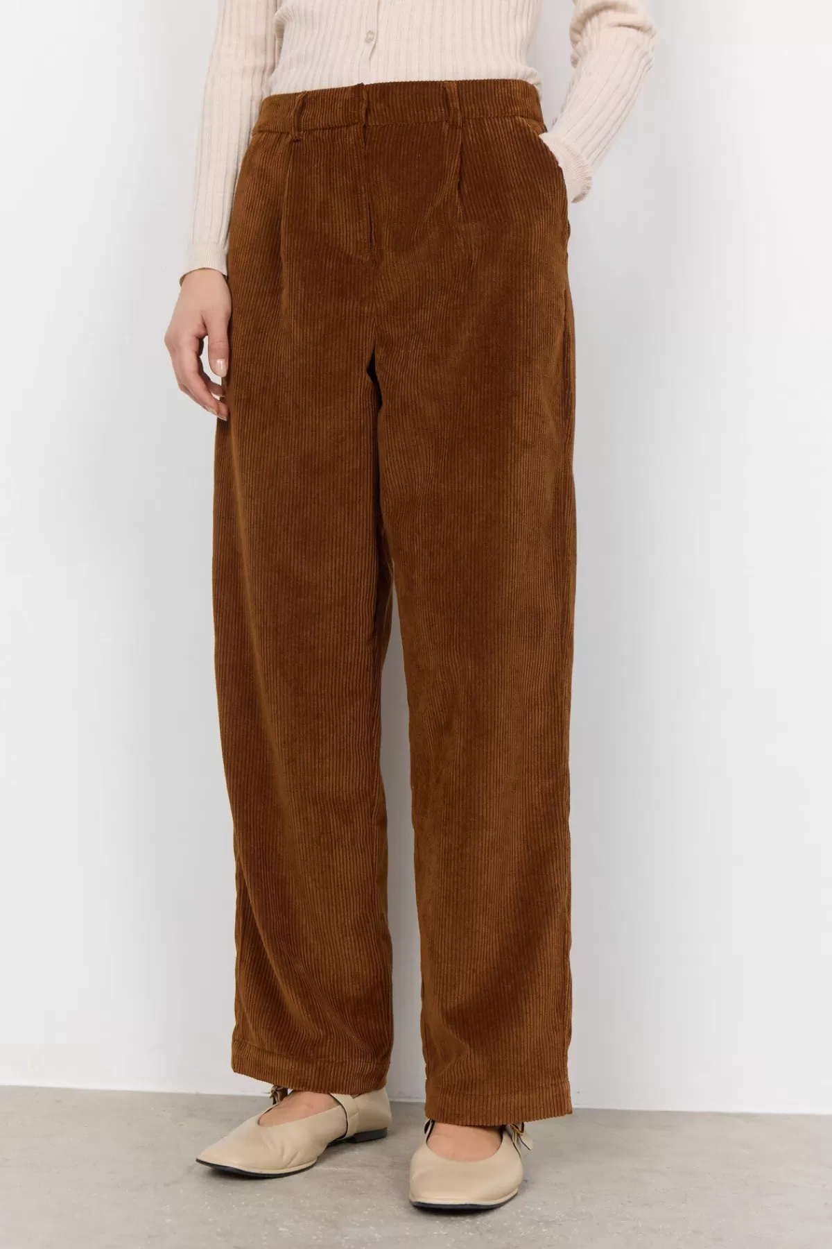 Soyaconcept Pants-SC-BINDI 9-C Pants Brown