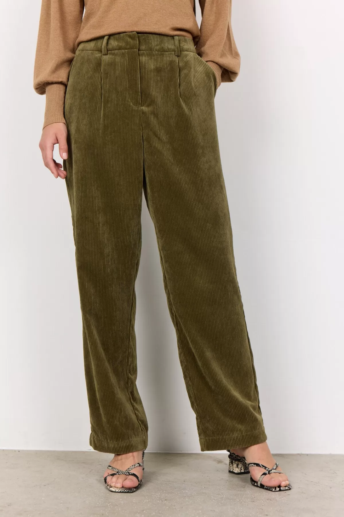 Soyaconcept Pants-SC-BINDI 9-C Pants Olive