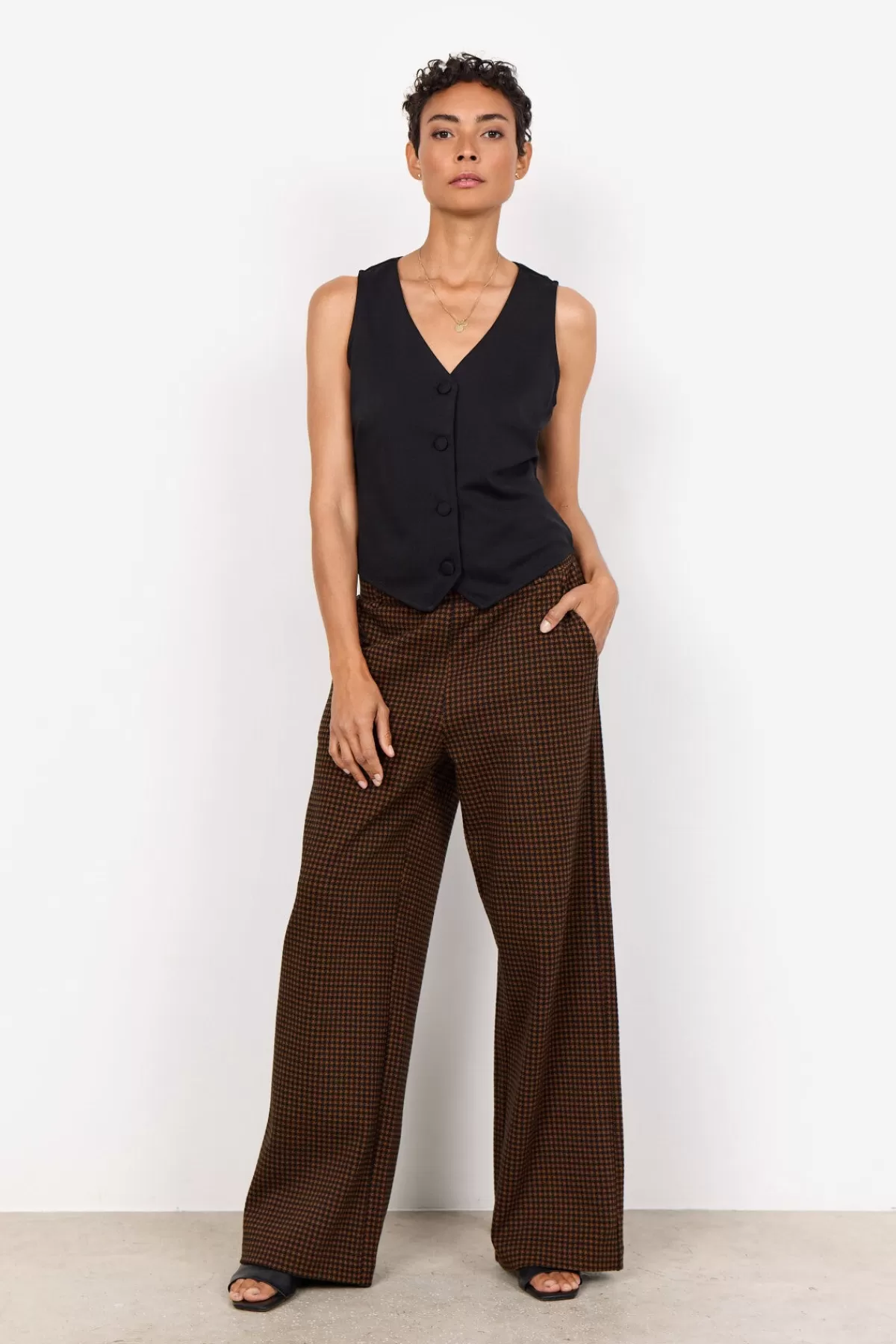 Soyaconcept T-Shirts And Tops | Blazers-SC-DANIELA 10 Waistcoat Black