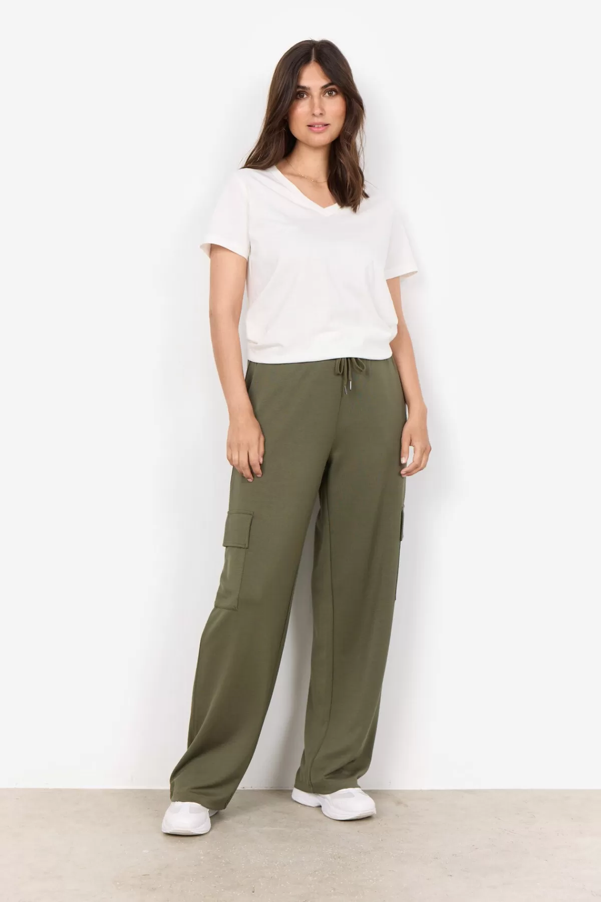 Soyaconcept T-Shirts And Tops-SC-DERBY 2 T-shirt Off white