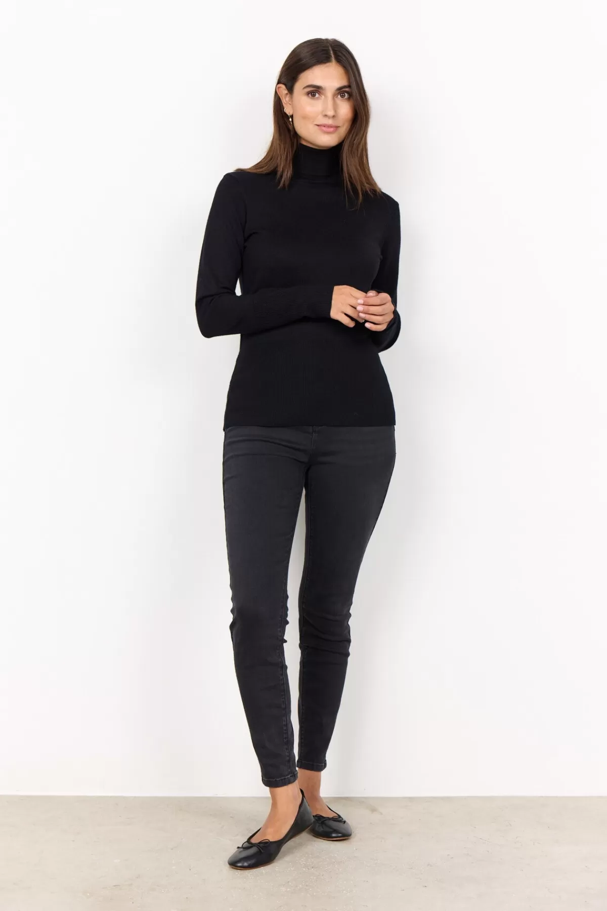 Soyaconcept Knitwear-SC-DOLLIE 145 Pullover Black