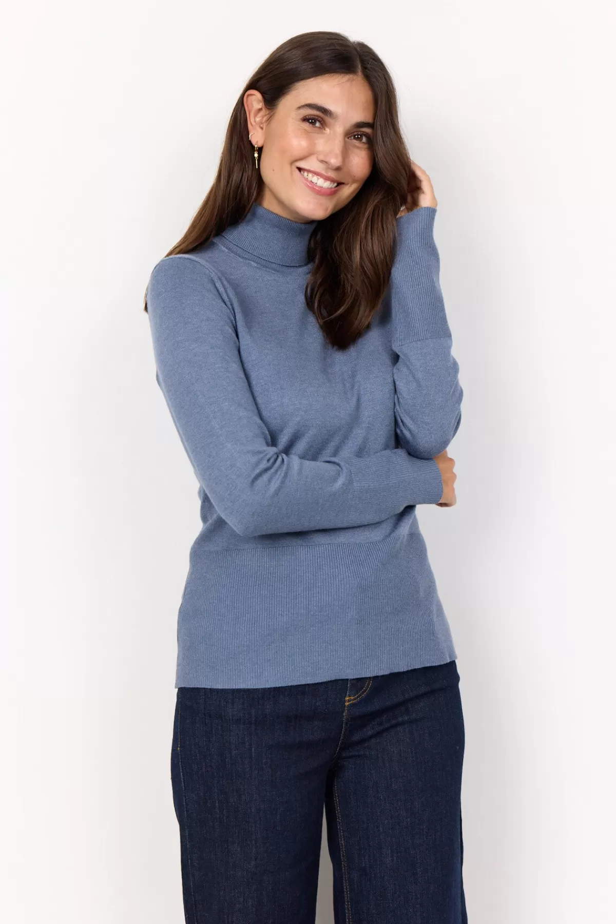 Soyaconcept Knitwear-SC-DOLLIE 145 Pullover Blue