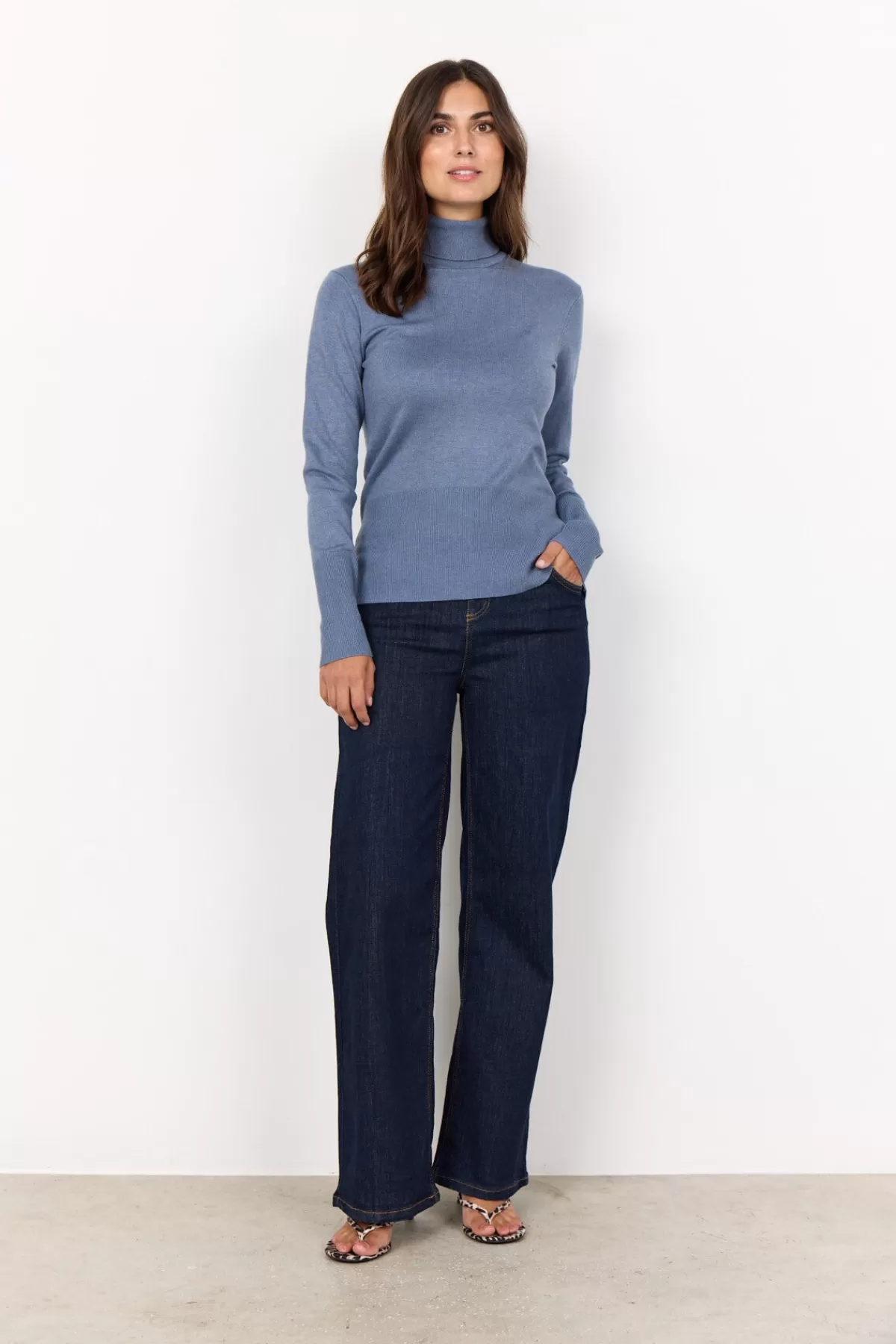 Soyaconcept Knitwear-SC-DOLLIE 145 Pullover Blue