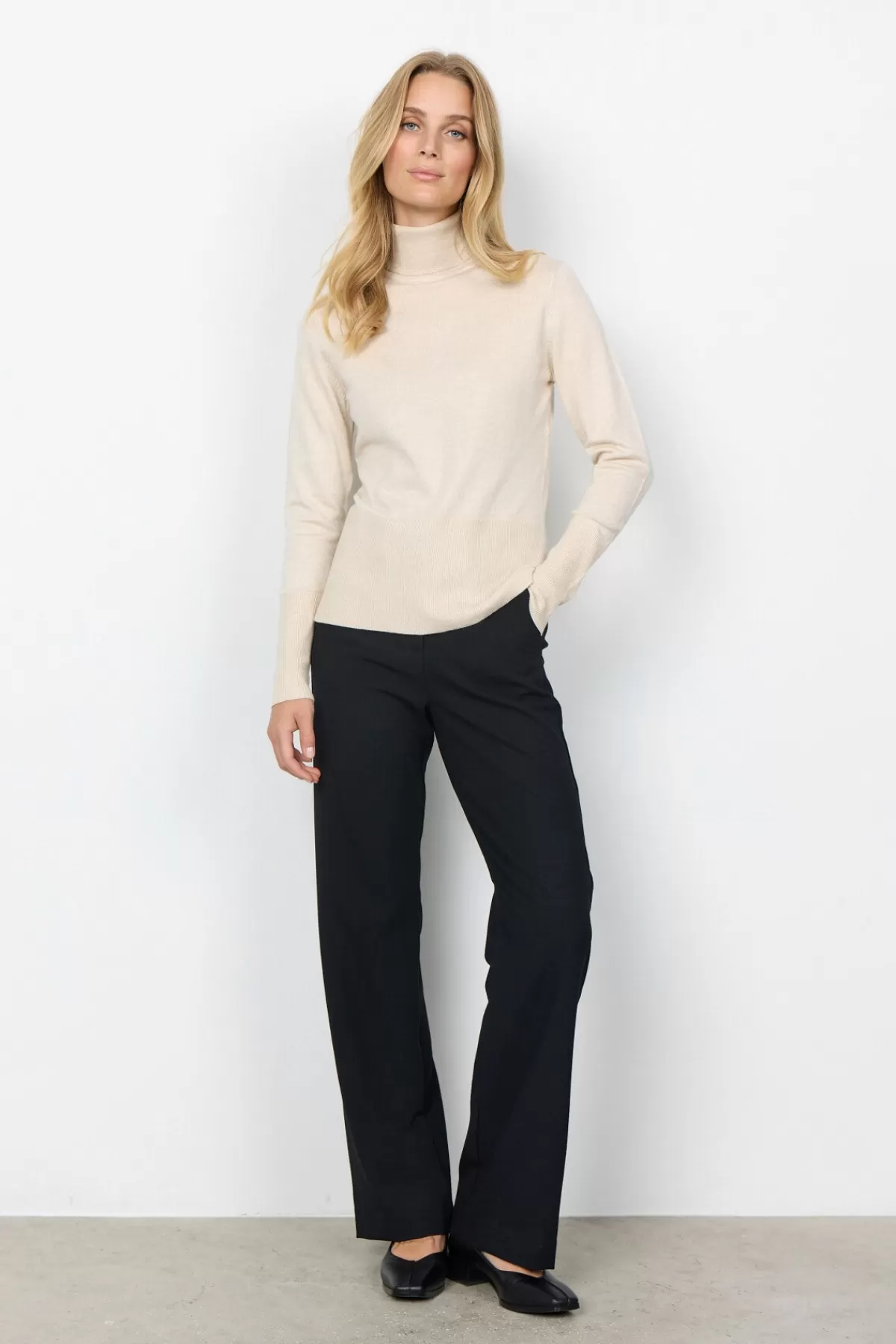 Soyaconcept Knitwear-SC-DOLLIE 145 Pullover Cream
