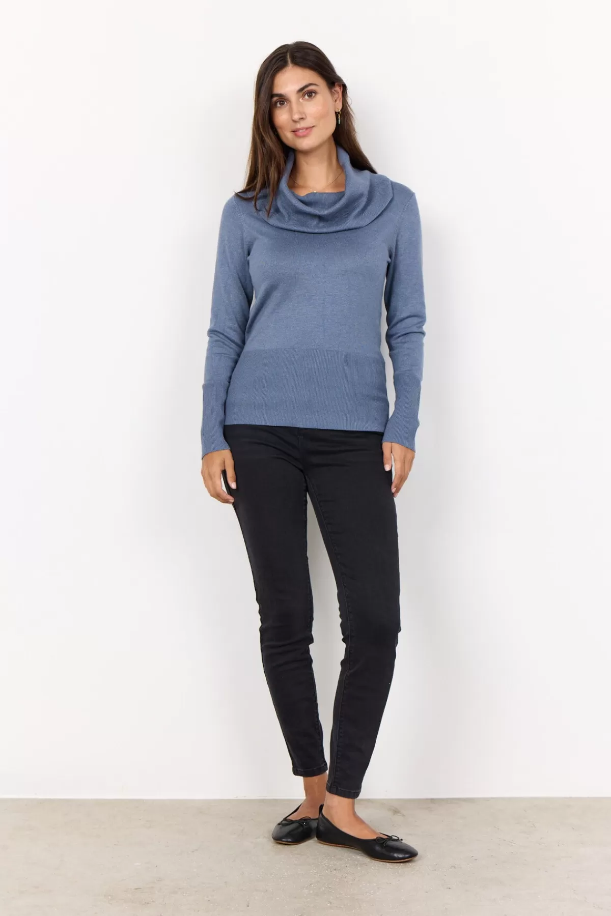 Soyaconcept Knitwear-SC-DOLLIE 305 Pullover Blue