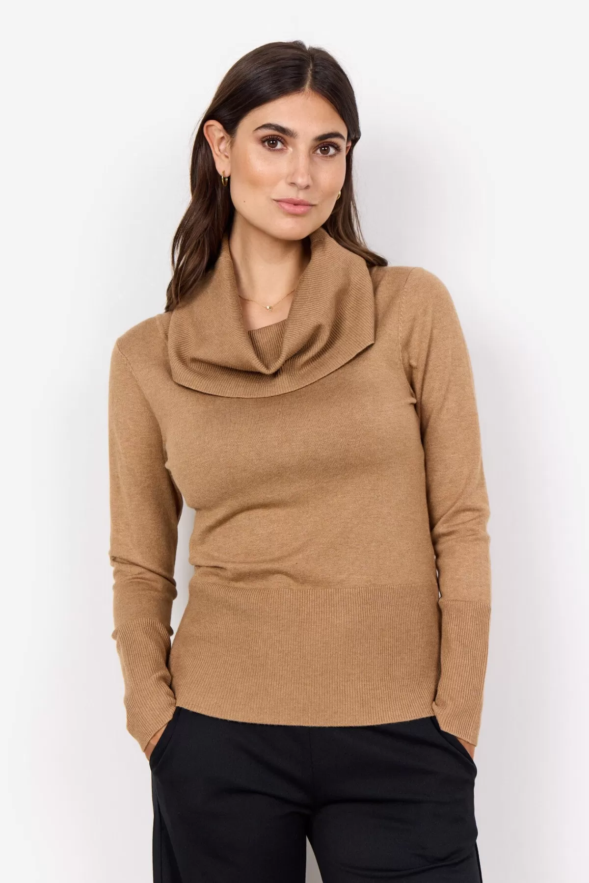 Soyaconcept Knitwear-SC-DOLLIE 305 Pullover Camel