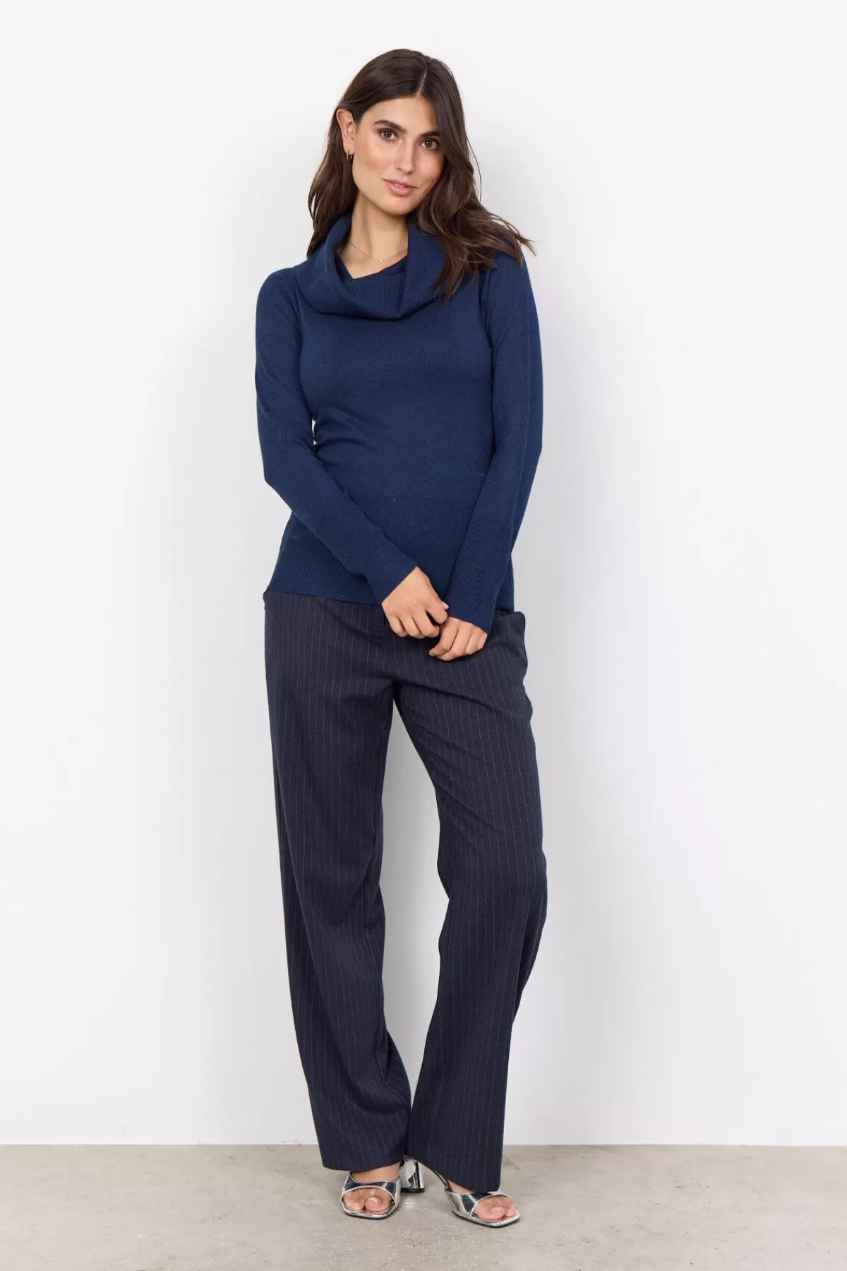 Soyaconcept Knitwear-SC-DOLLIE 305 Pullover Dark blue