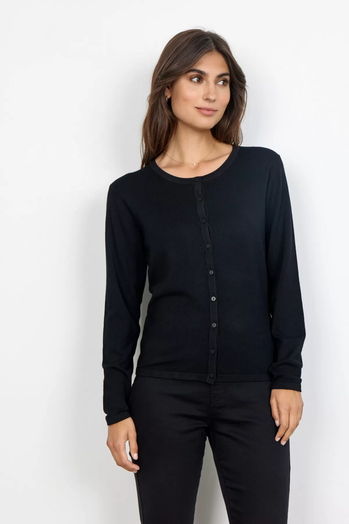 Soyaconcept Cardigans-SC-DOLLIE 446 Cardigan Black
