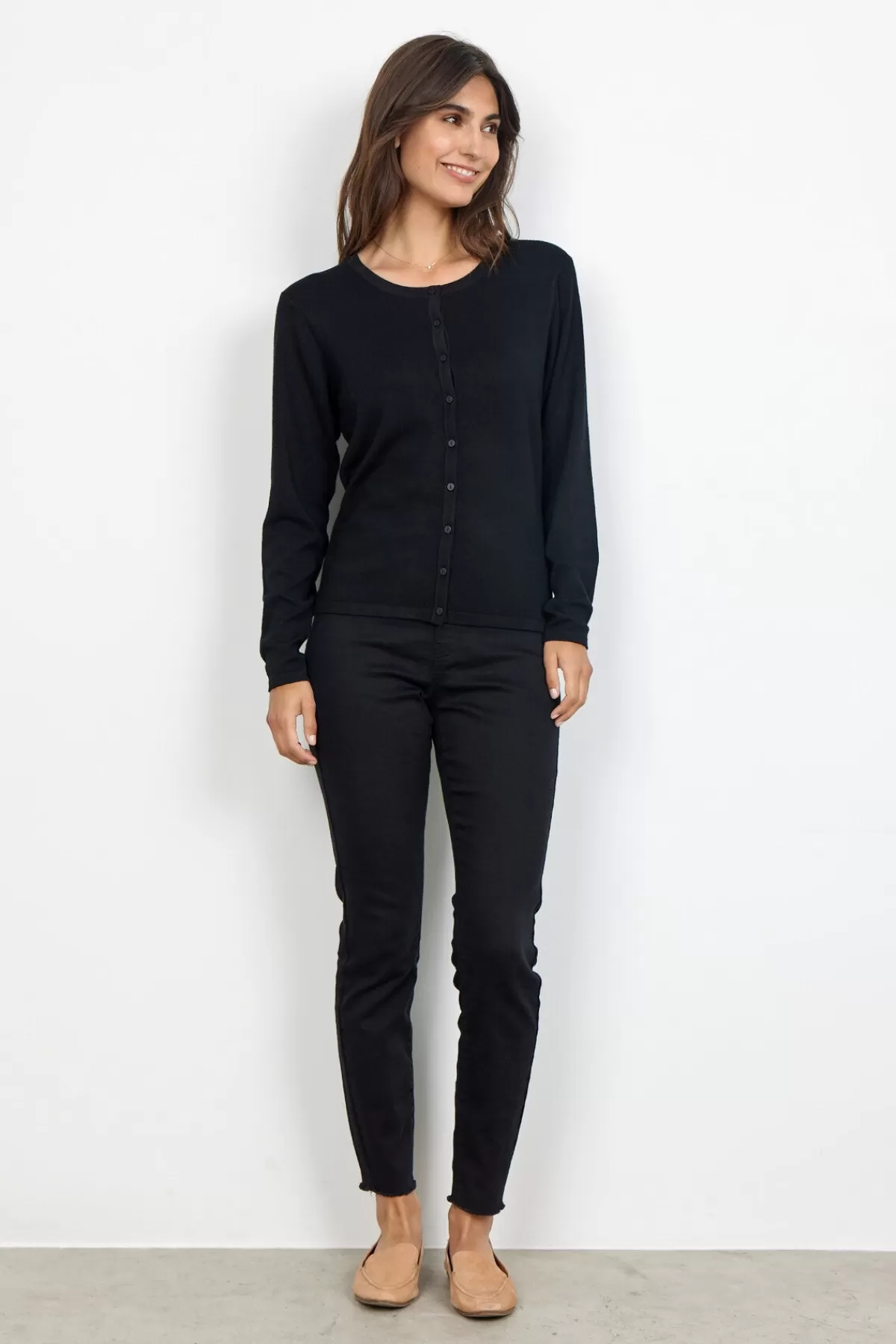 Soyaconcept Cardigans-SC-DOLLIE 446 Cardigan Black