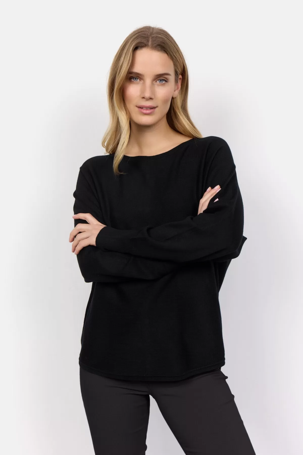 Soyaconcept Knitwear-SC-DOLLIE 620 Pullover Black