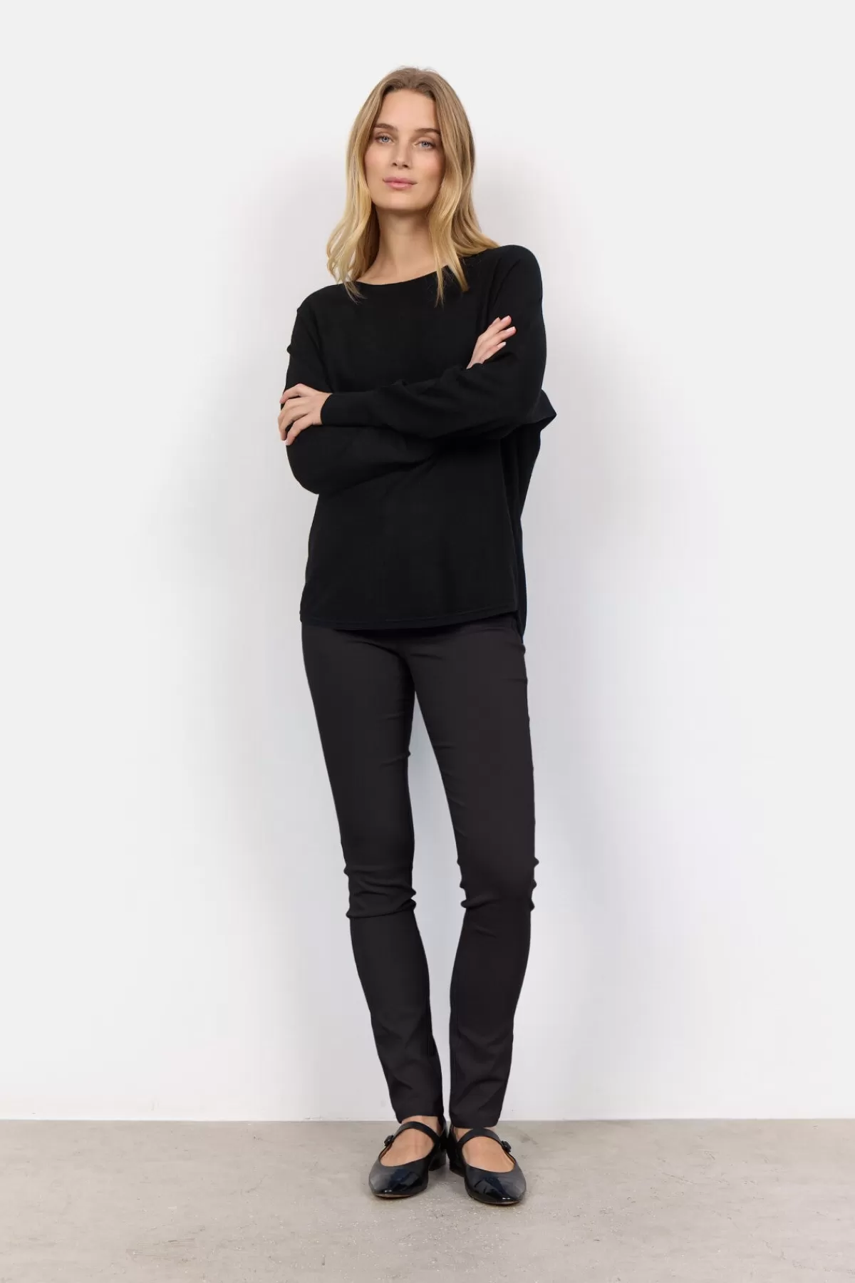 Soyaconcept Knitwear-SC-DOLLIE 620 Pullover Black
