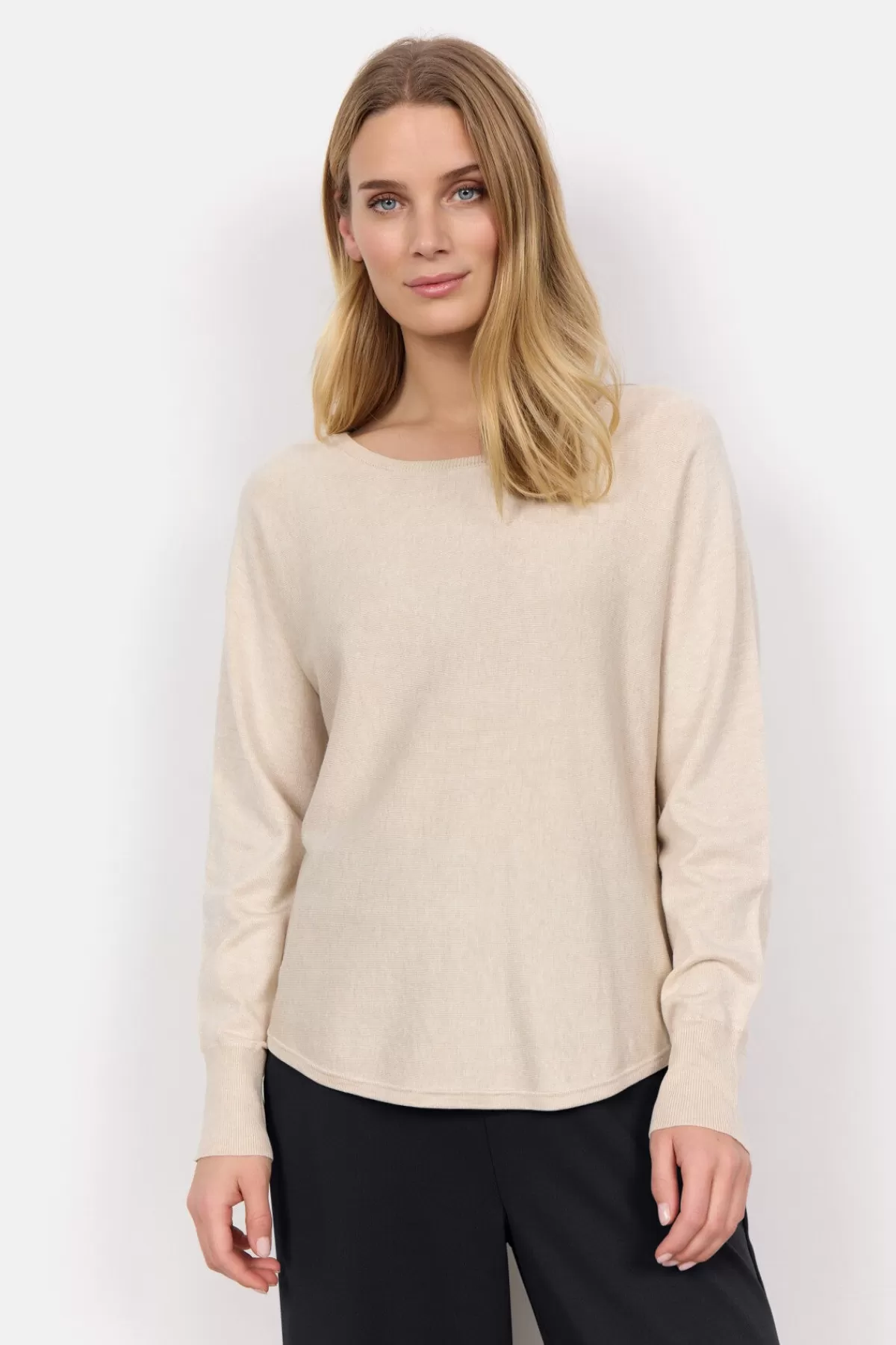 Soyaconcept Knitwear-SC-DOLLIE 620 Pullover Cream