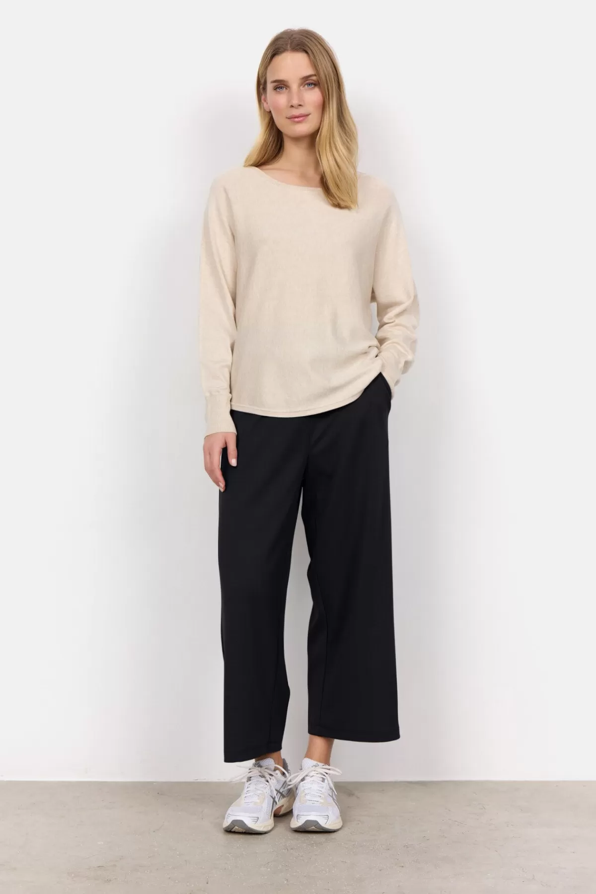 Soyaconcept Knitwear-SC-DOLLIE 620 Pullover Cream