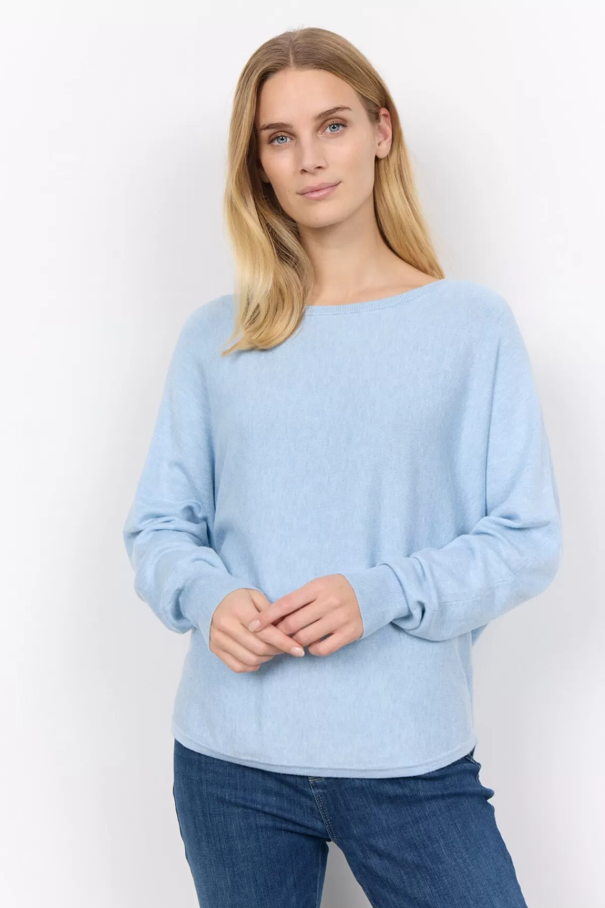 Soyaconcept Knitwear-SC-DOLLIE 620 Pullover Light blue