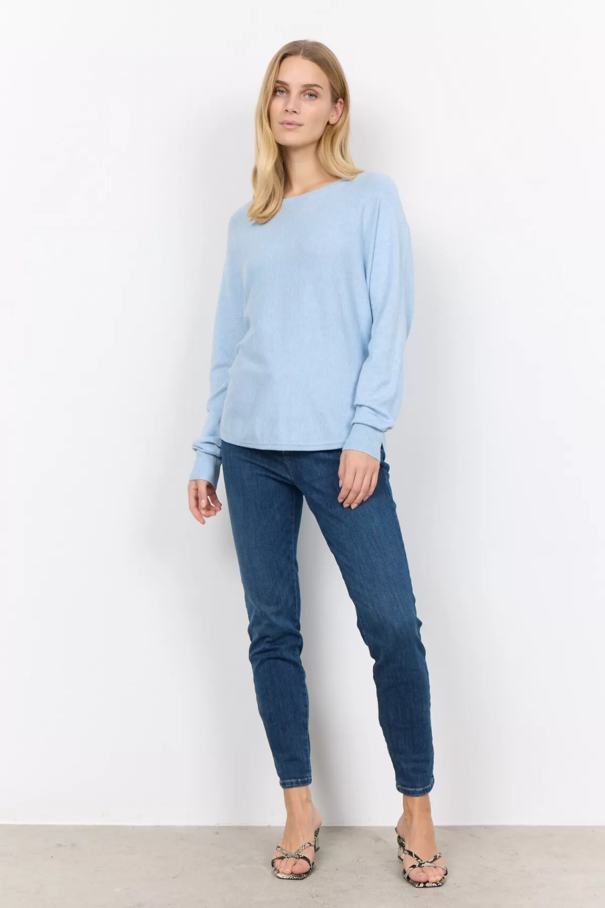Soyaconcept Knitwear-SC-DOLLIE 620 Pullover Light blue