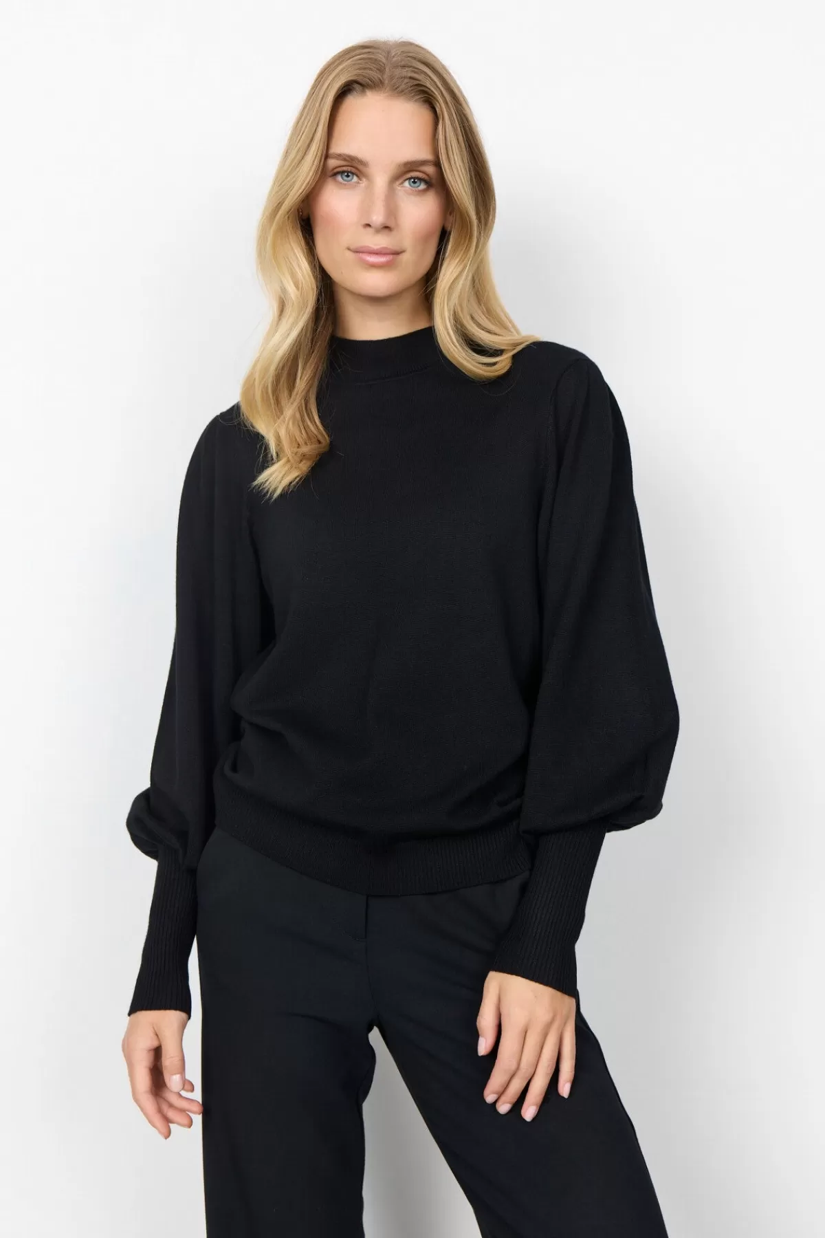 Soyaconcept Knitwear-SC-DOLLIE 666 Pullover Black