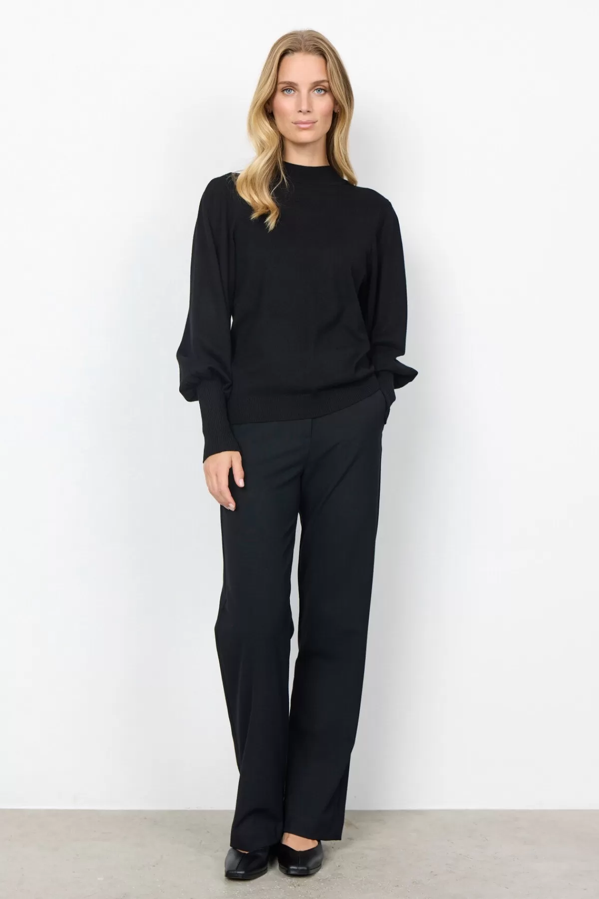 Soyaconcept Knitwear-SC-DOLLIE 666 Pullover Black