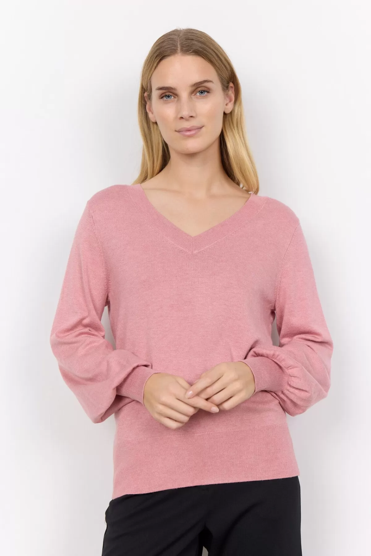 Soyaconcept Knitwear-SC-DOLLIE 738 Pullover Rose