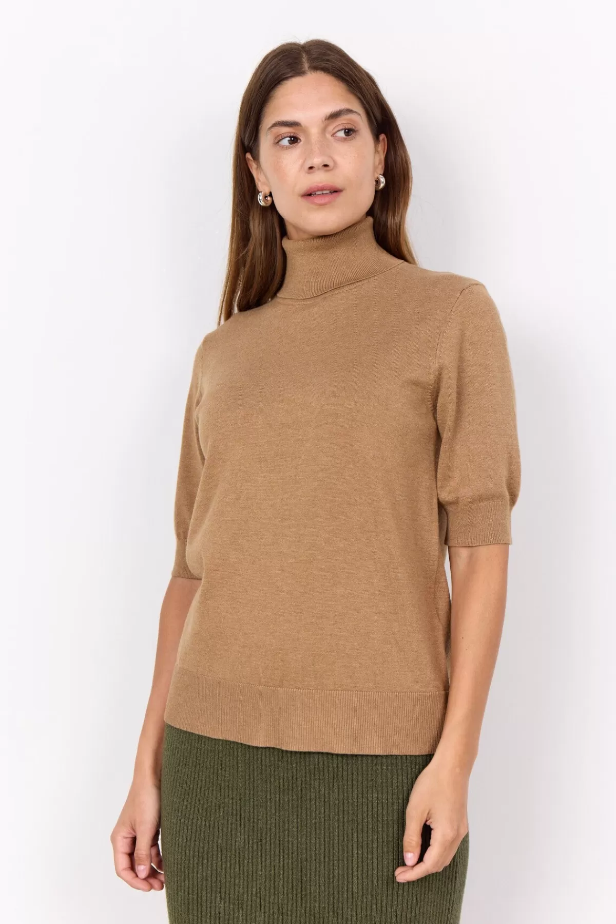 Soyaconcept Knitwear-SC-DOLLIE 740 Pullover Camel