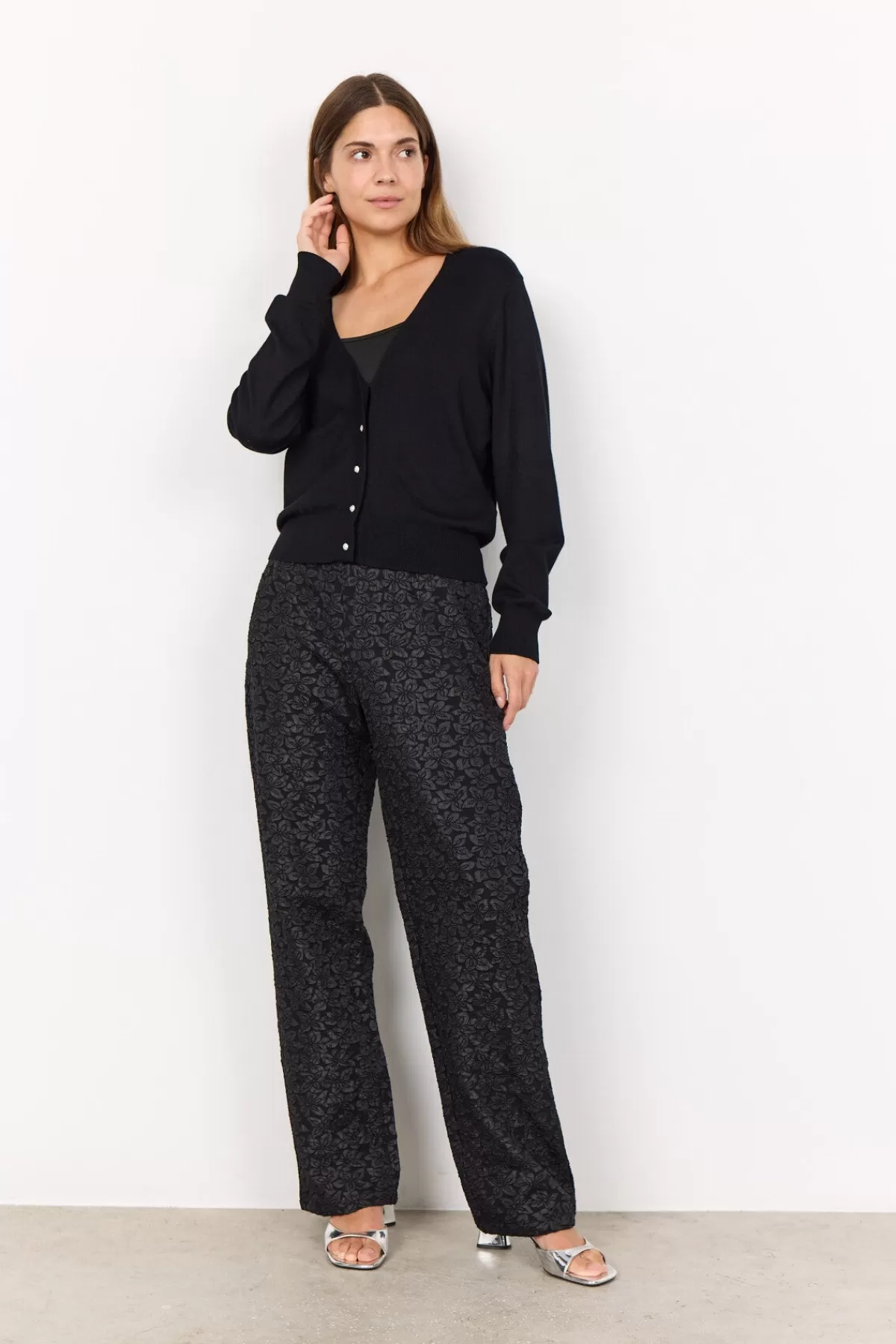 Soyaconcept Knitwear | Cardigans-SC-DOLLIE 746 Cardigan Black