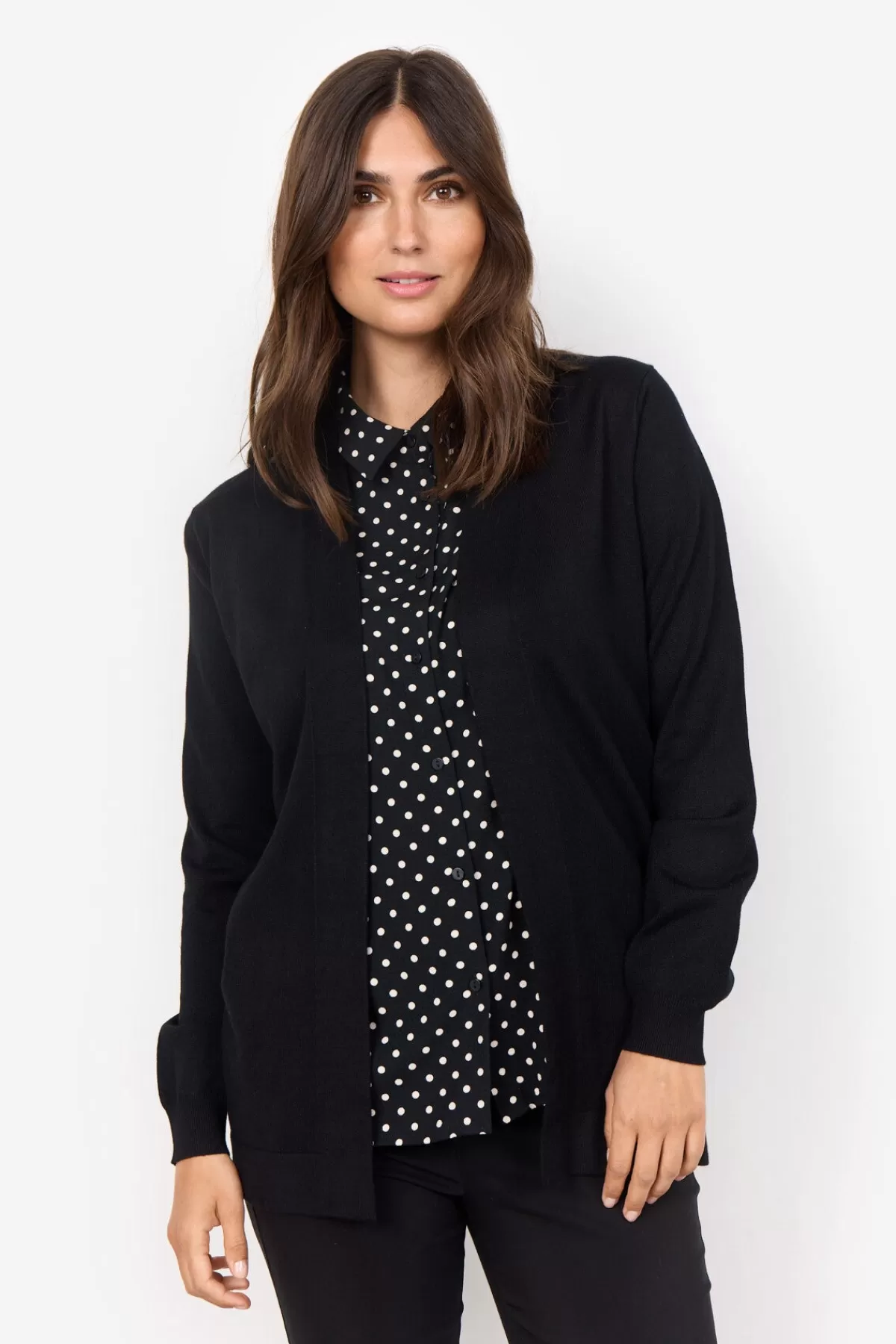 Soyaconcept Knitwear | Cardigans-SC-DOLLIE 759 Cardigan Black
