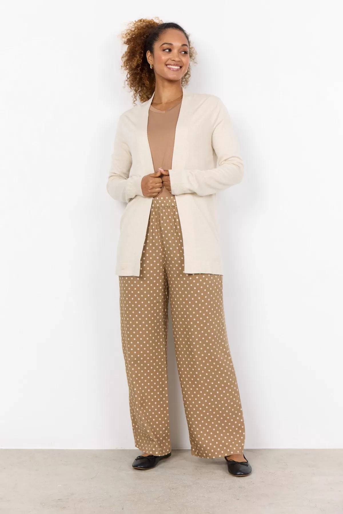 Soyaconcept Knitwear | Cardigans-SC-DOLLIE 759 Cardigan Cream