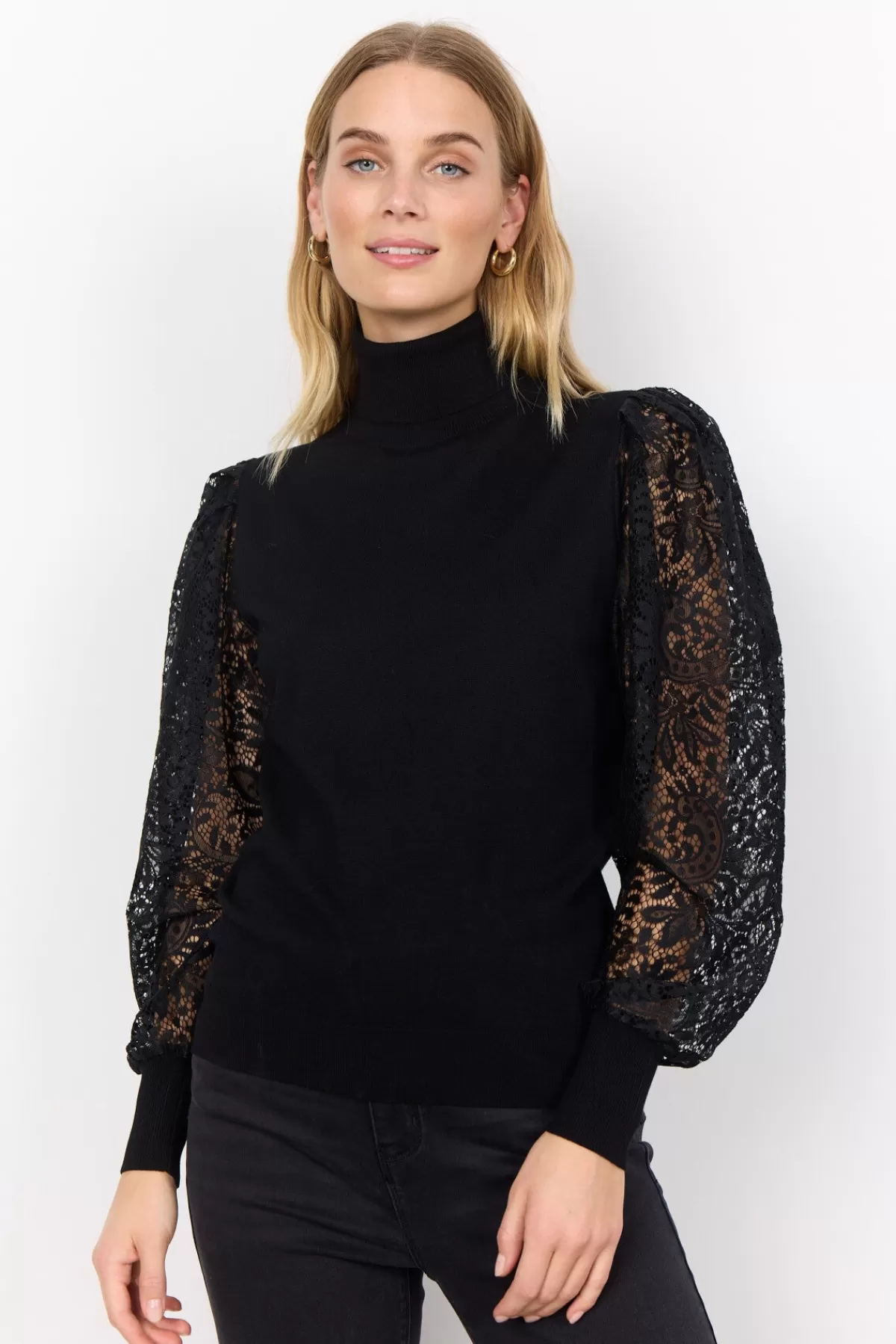 Soyaconcept Knitwear-SC-DOLLIE 771 Pullover Black