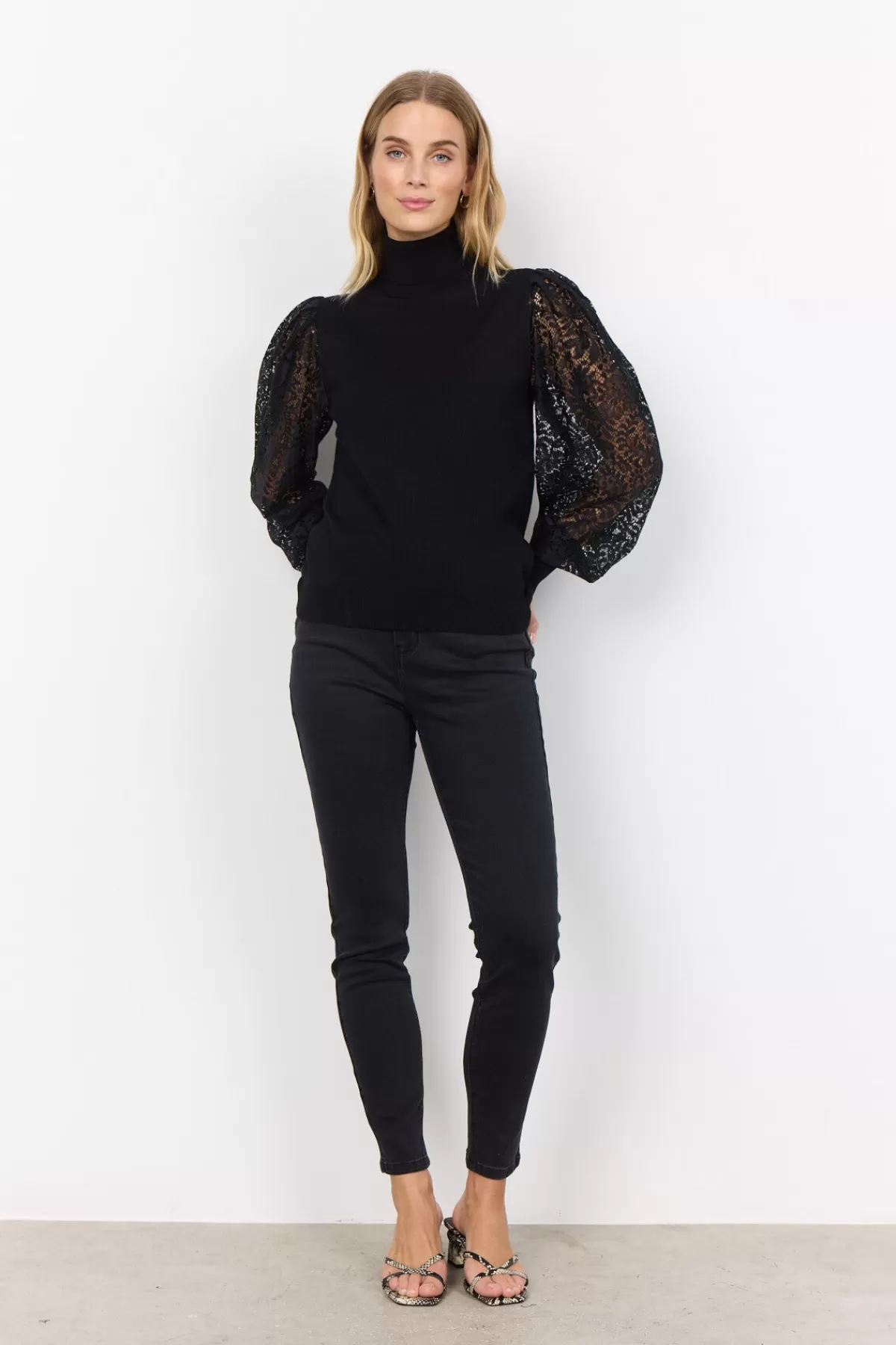 Soyaconcept Knitwear-SC-DOLLIE 771 Pullover Black