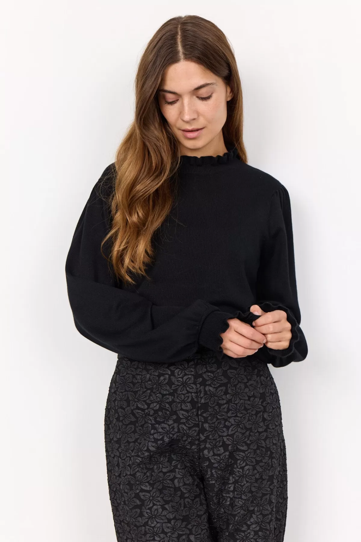 Soyaconcept Knitwear-SC-DOLLIE 772 Pullover Black