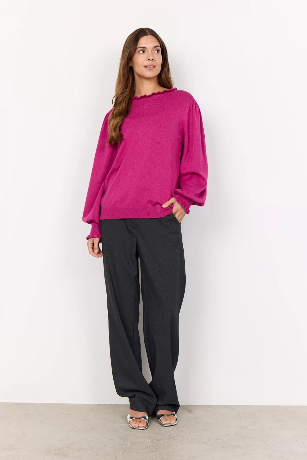 Soyaconcept Knitwear-SC-DOLLIE 772 Pullover Pink