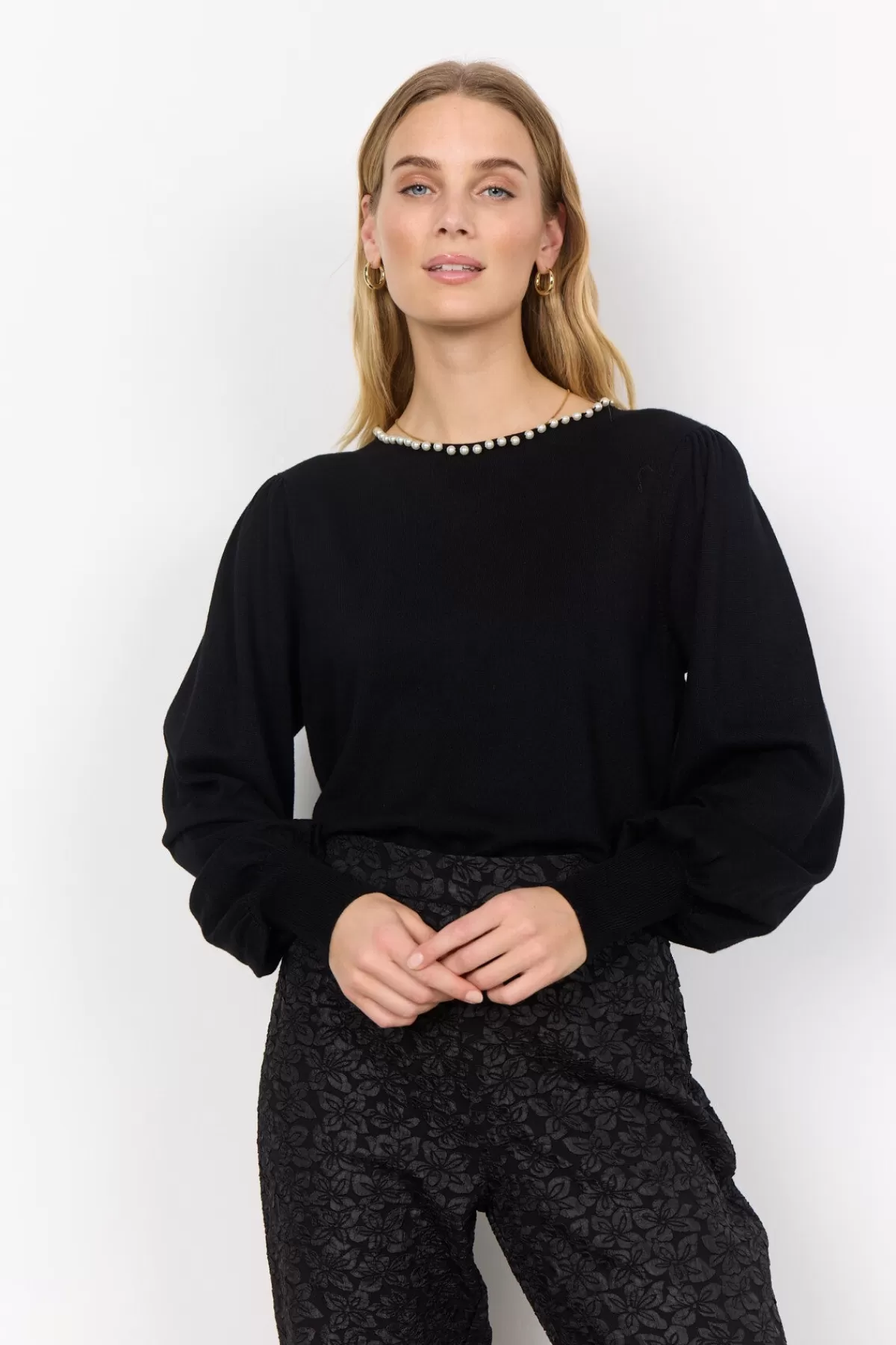 Soyaconcept Knitwear-SC-DOLLIE 773 Pullover Black
