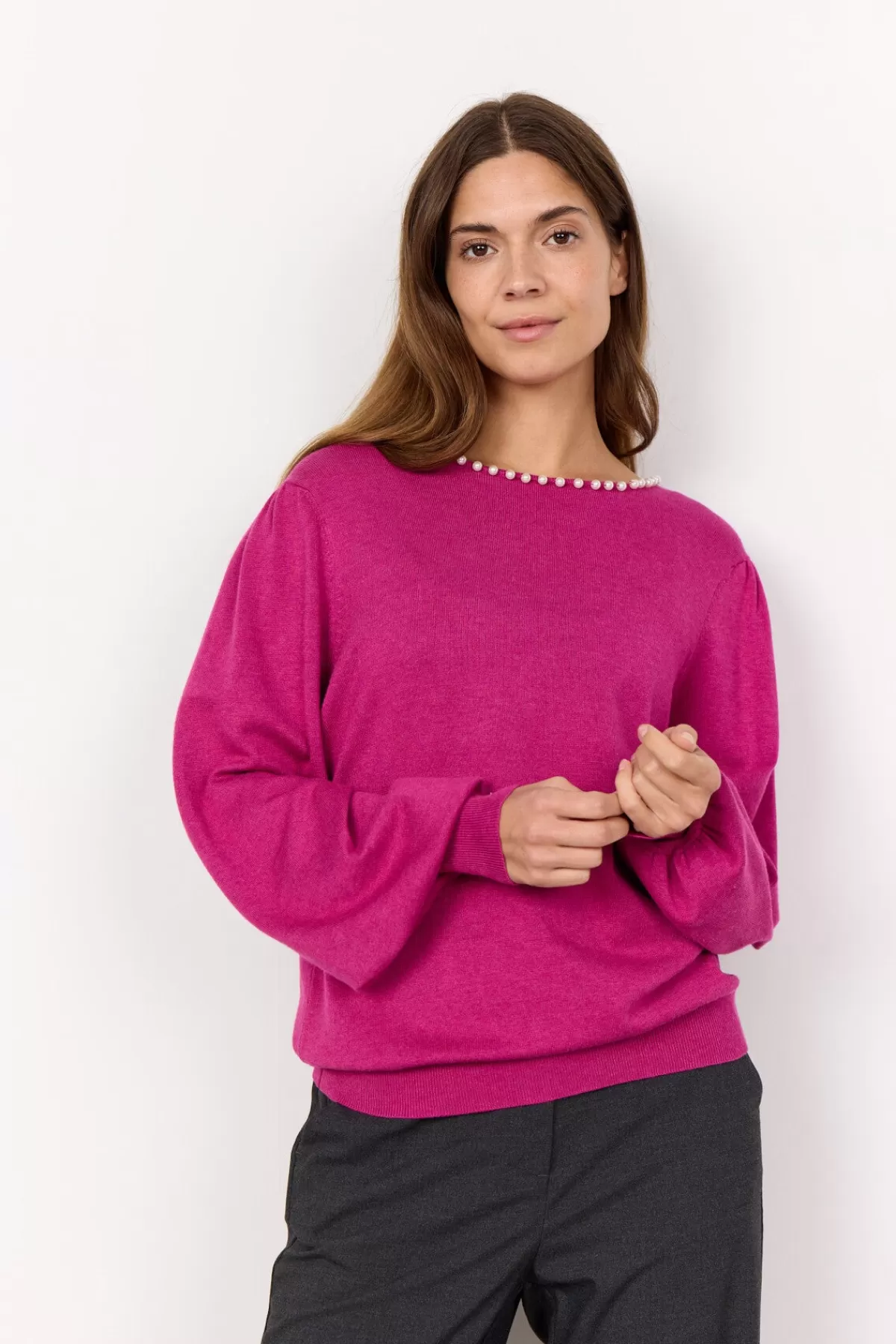 Soyaconcept Knitwear-SC-DOLLIE 773 Pullover Pink