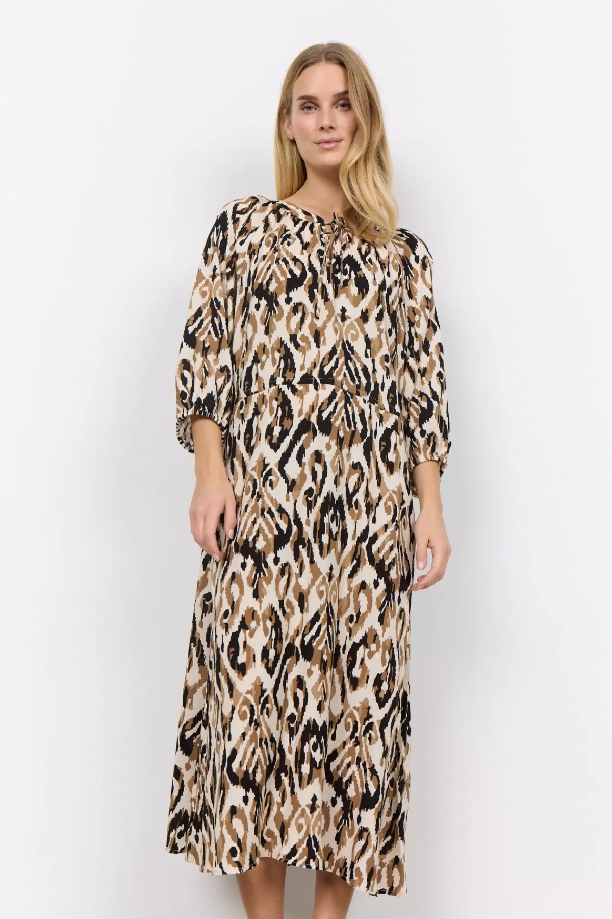 Soyaconcept Dresses-SC-FANG 3 Dress Camel