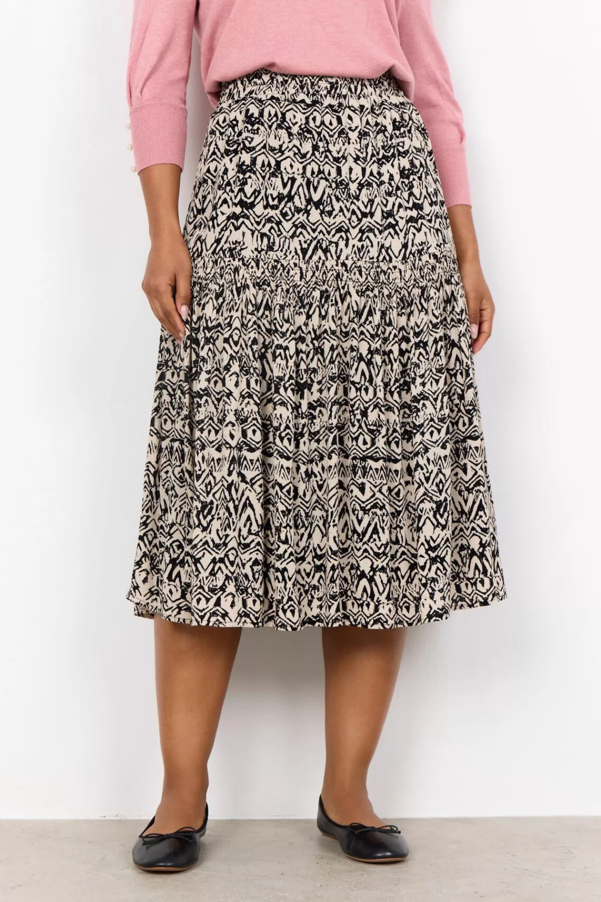Soyaconcept Skirts-SC-FARIA 3 Skirt Black