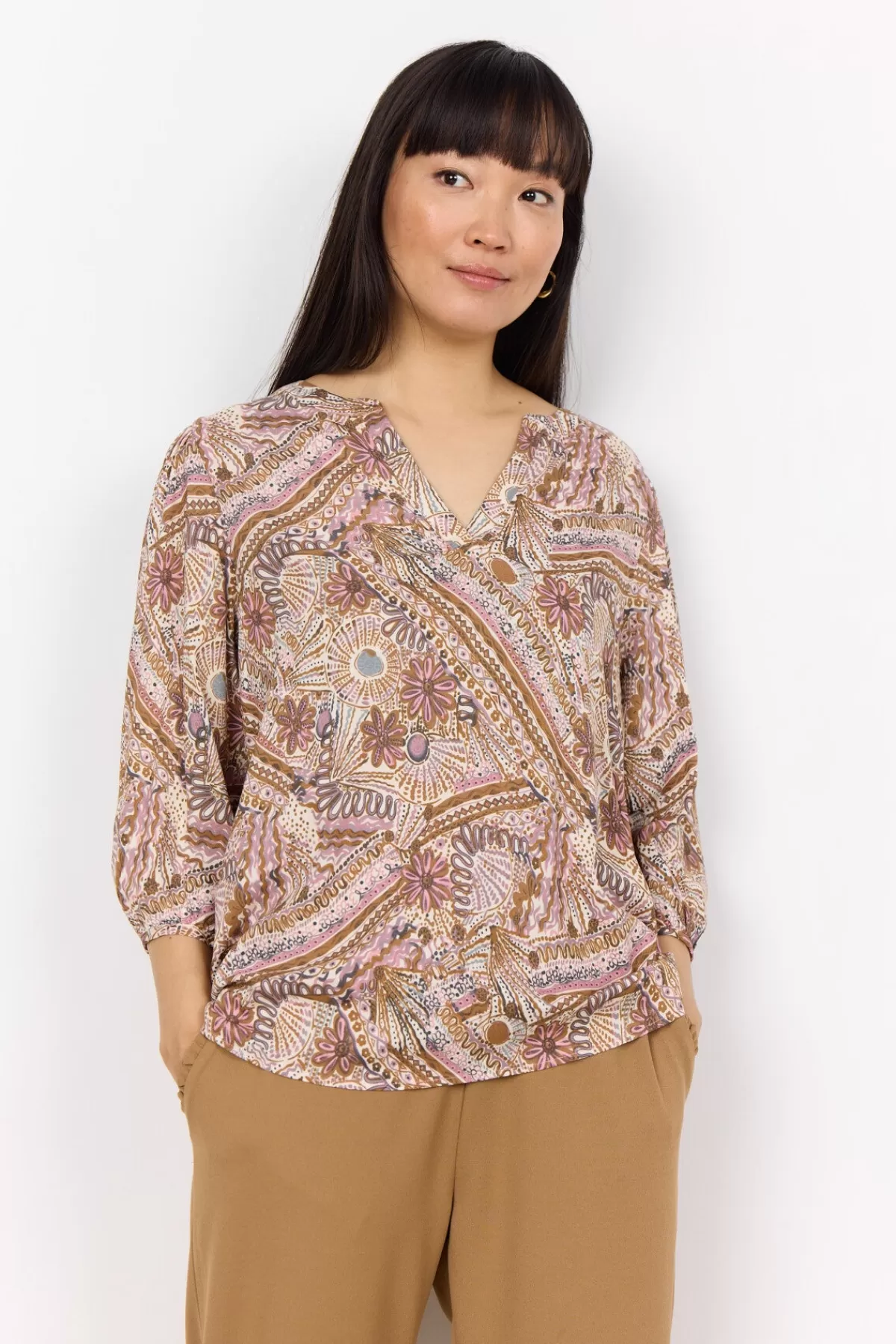Soyaconcept Blouses And Shirts-SC-FATANA 2 Blouse Light pink