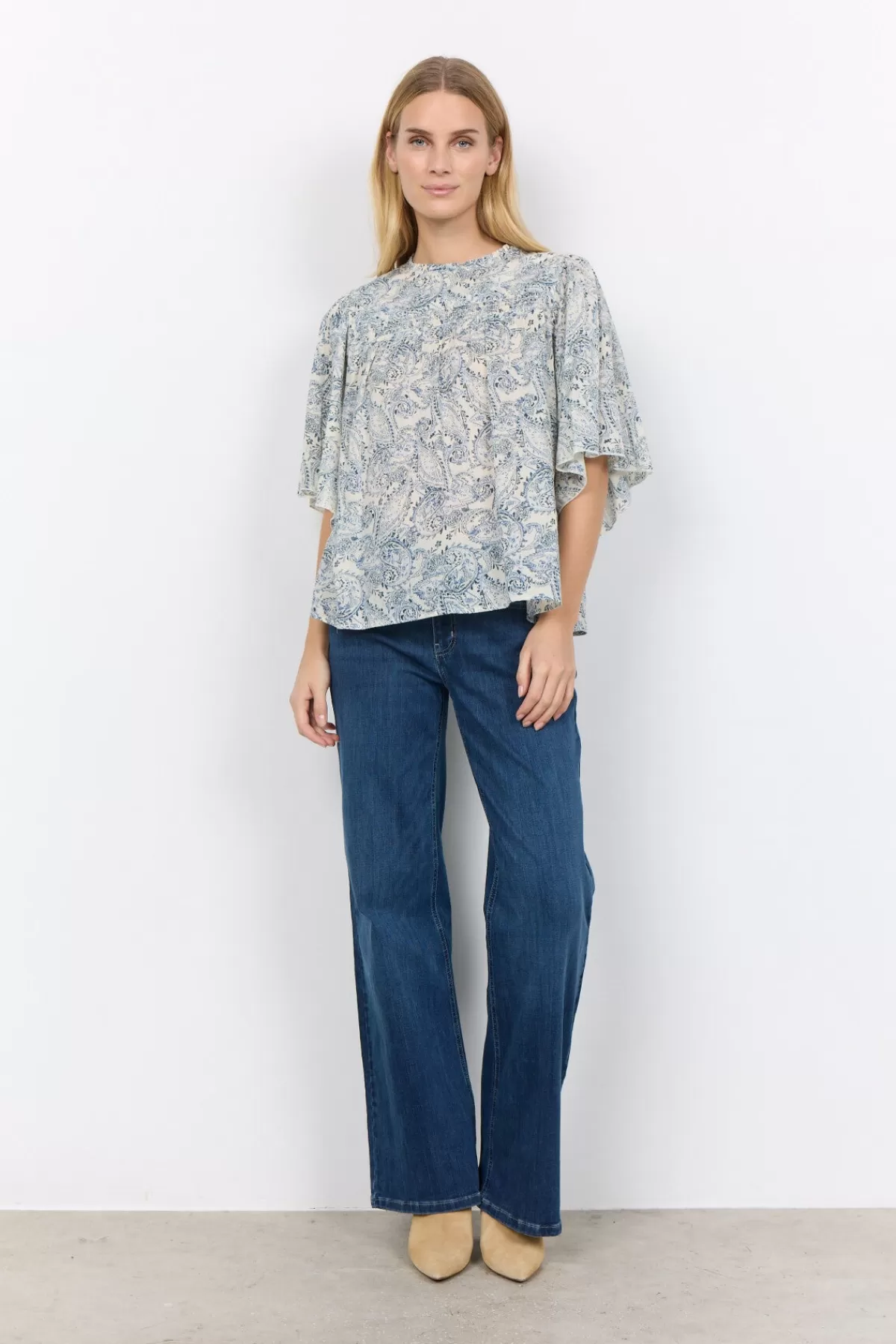 Soyaconcept Blouses And Shirts-SC-FATIMA 1 Blouse Light blue