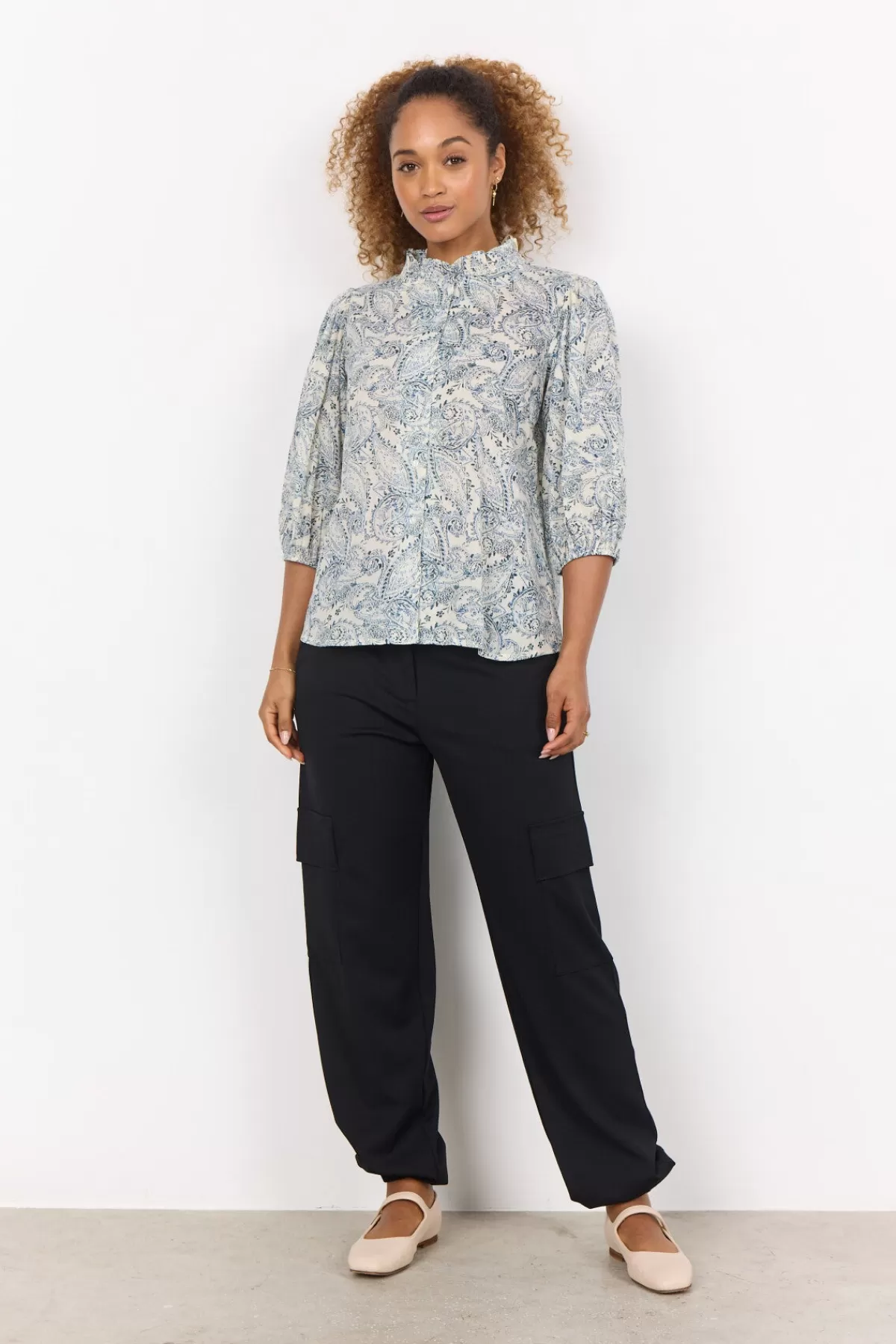 Soyaconcept Blouses And Shirts-SC-FATIMA 2 Shirt Light blue